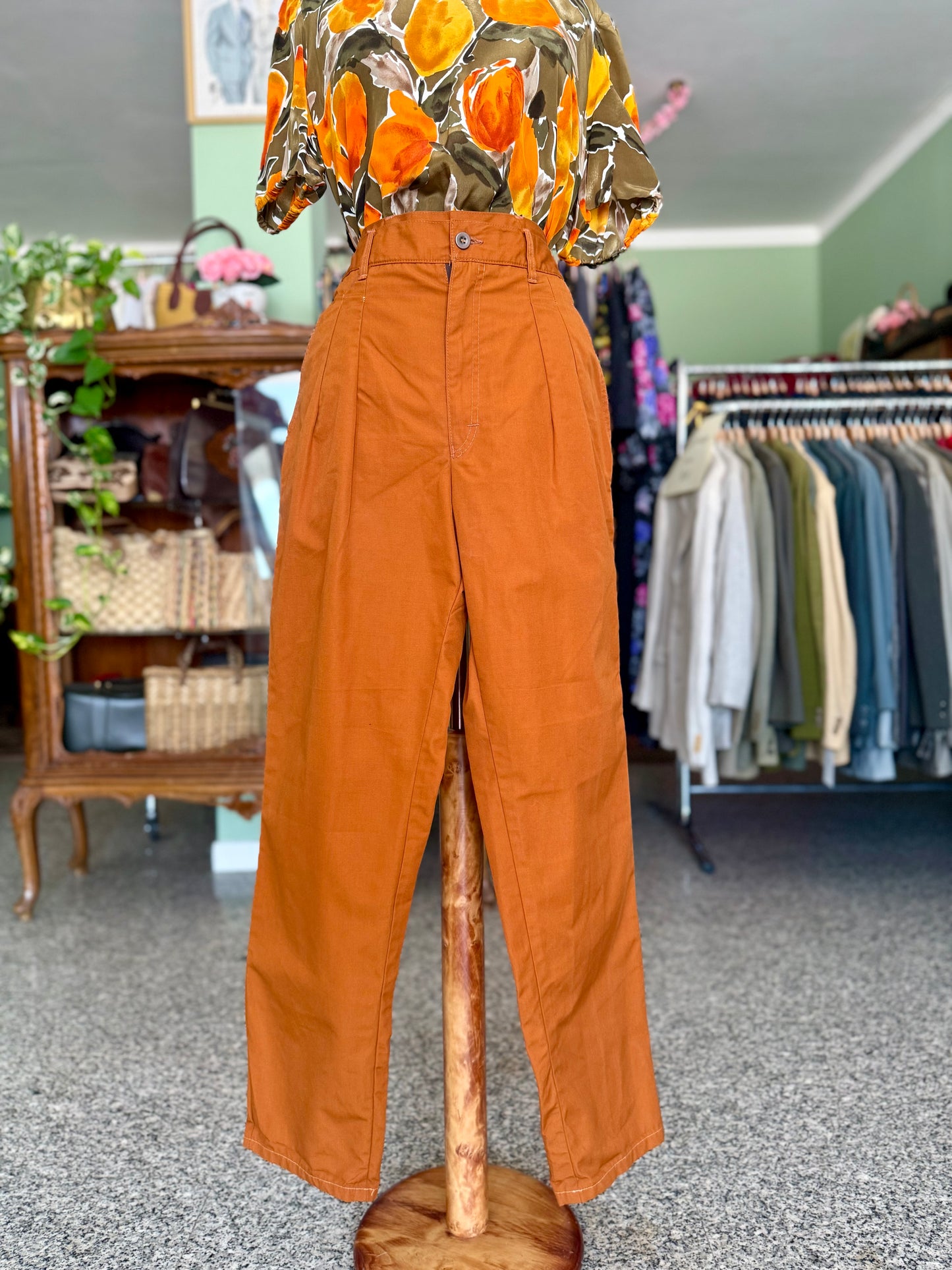 Pantaloni color mattone - TG. 46/48