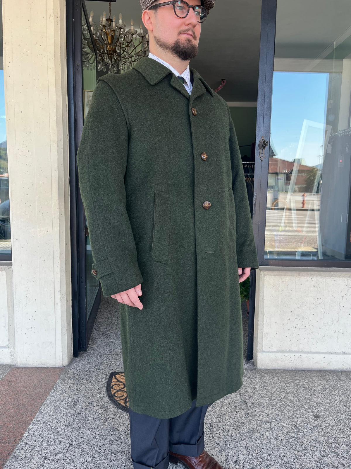 Cappotto Loden anni ‘70 tg. 50-52
