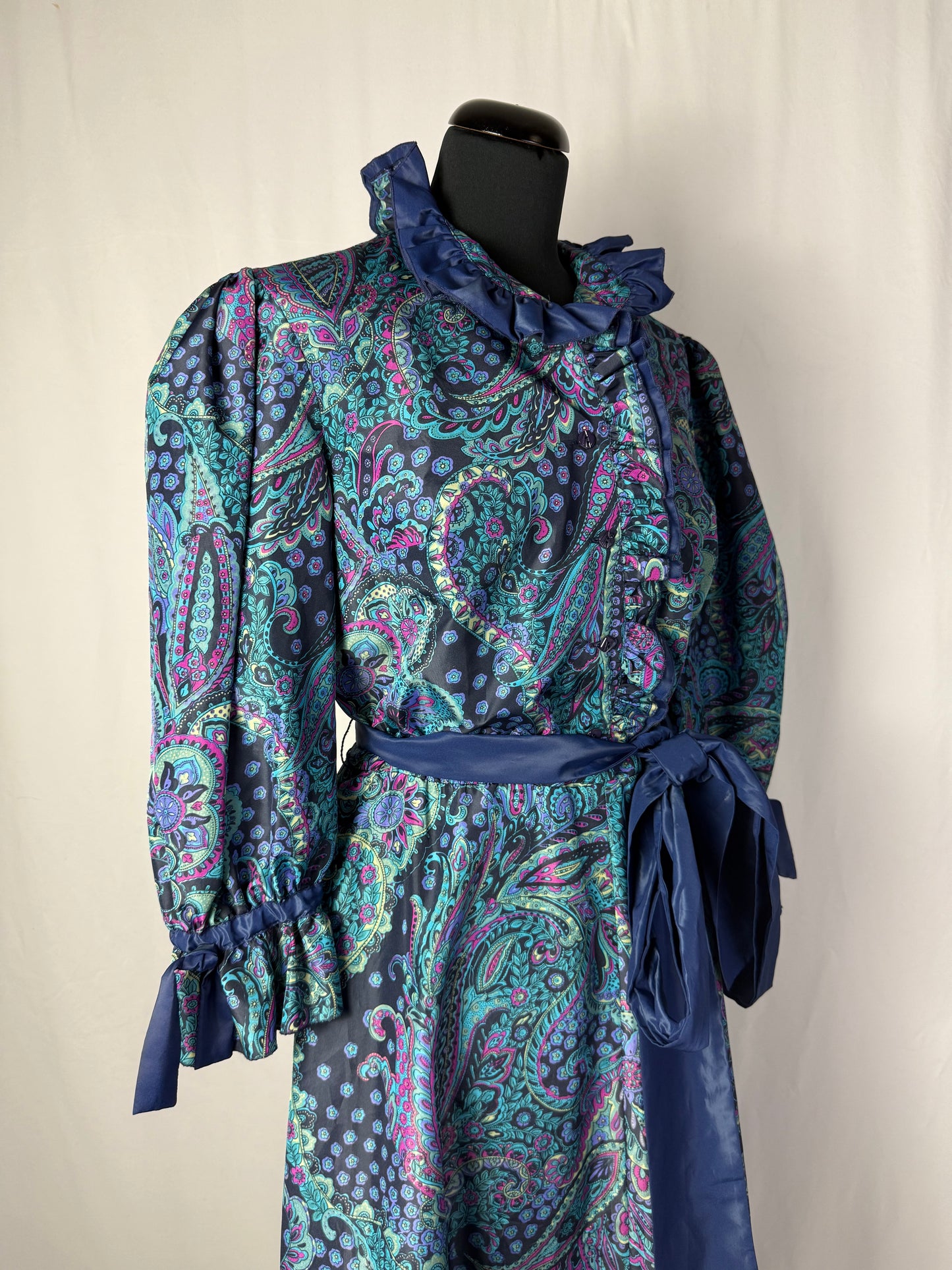 Abito anni ’80 con fantasia paisley - TG. 40/42