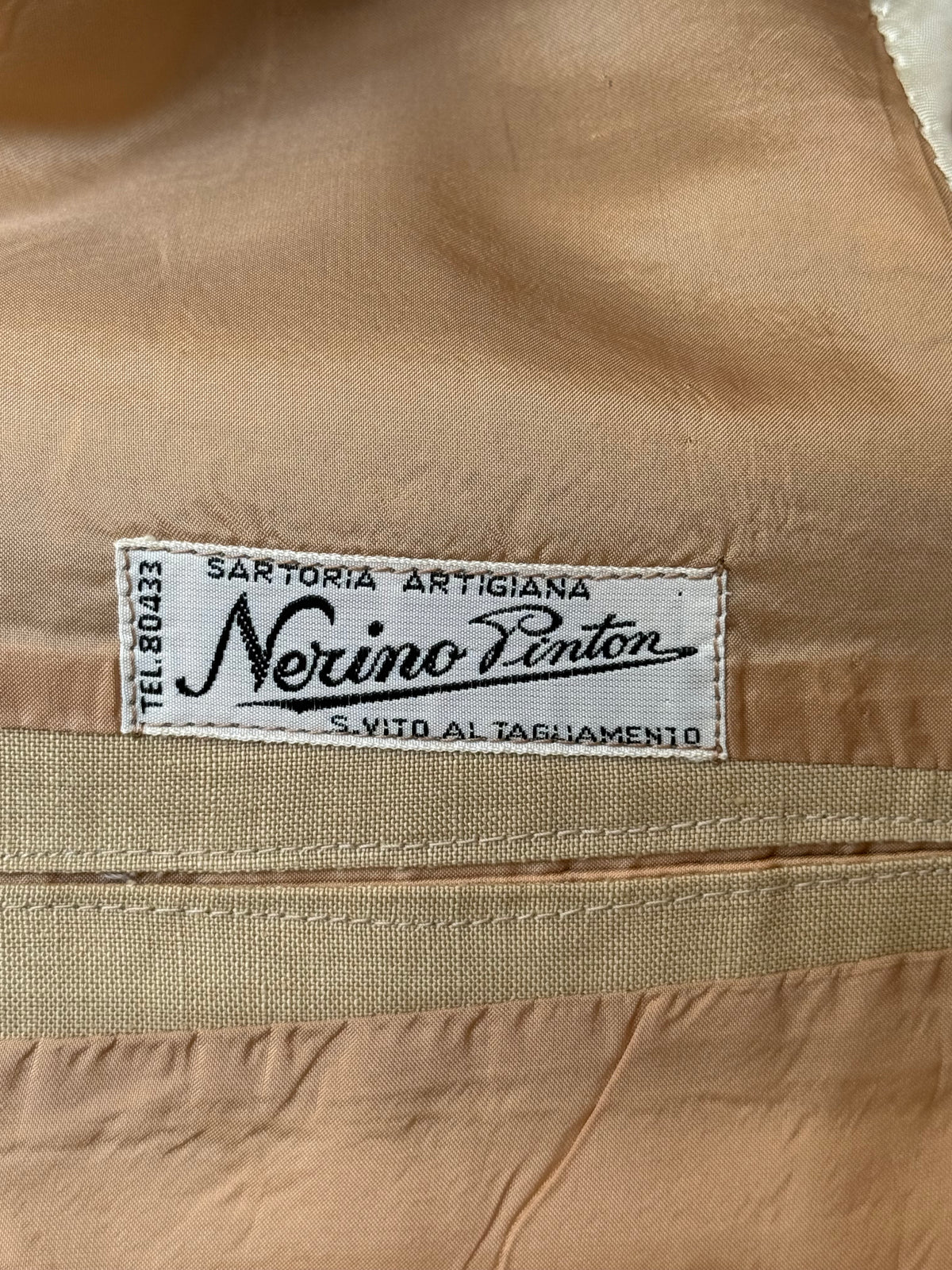 Giacca sartoriale anni ‘80 tg. 52-54 extra-lunga