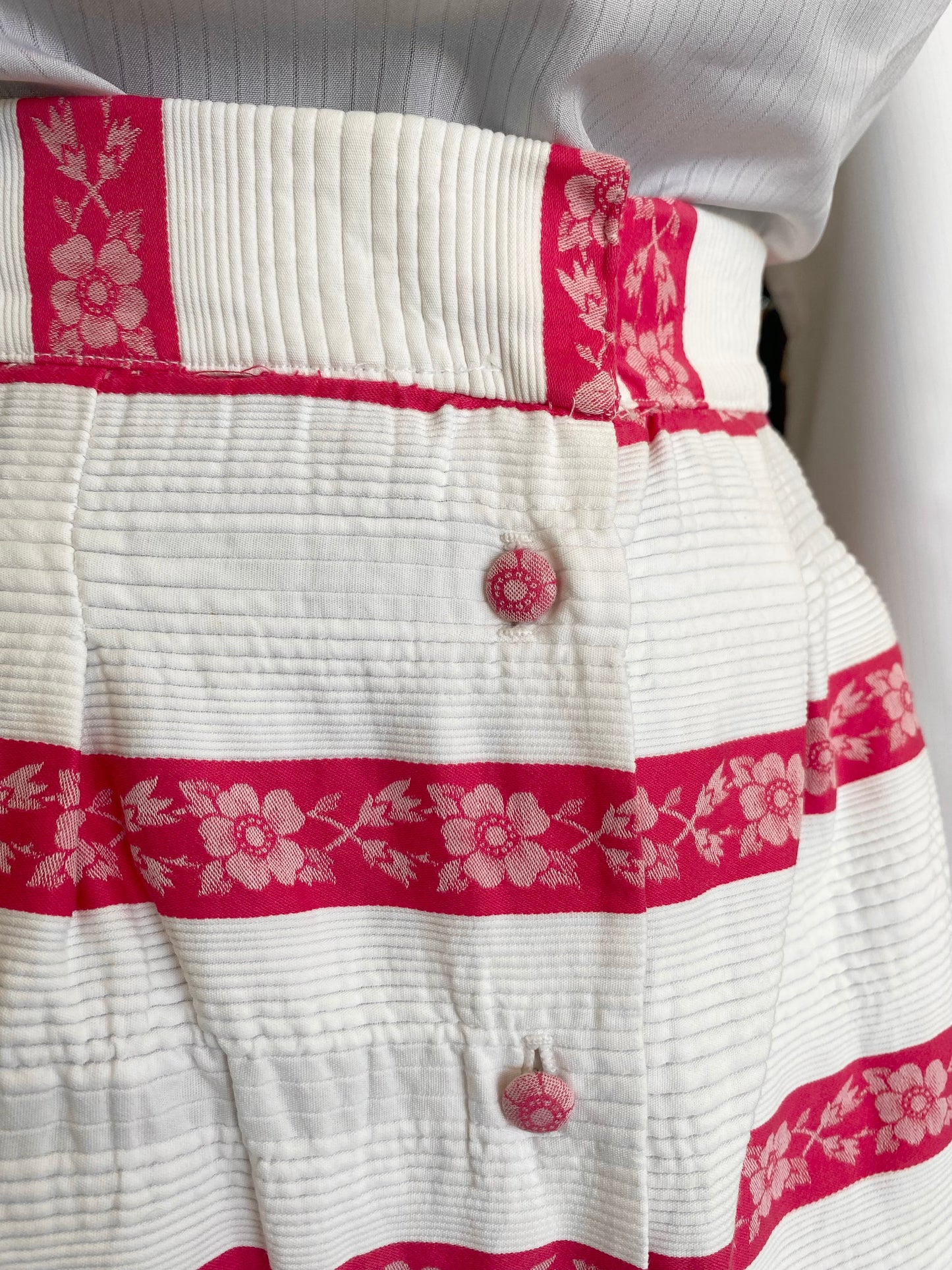 Gonna anni ‘60 piquet di cotone - TG. 42