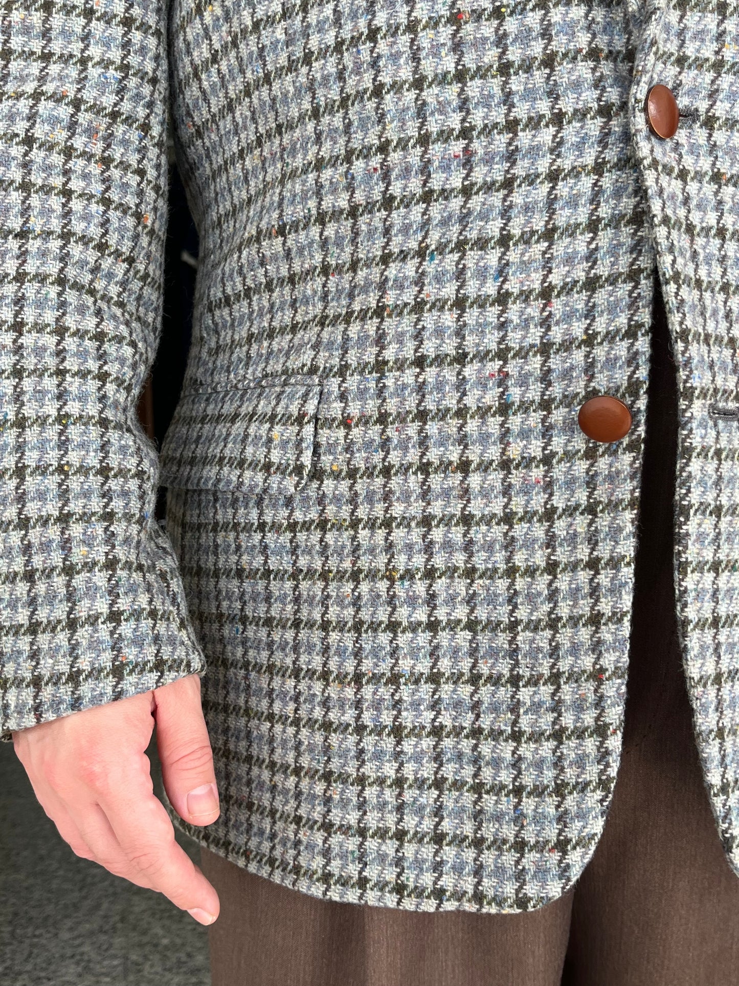 Giacca anni ‘80 tweed tg. 52-54