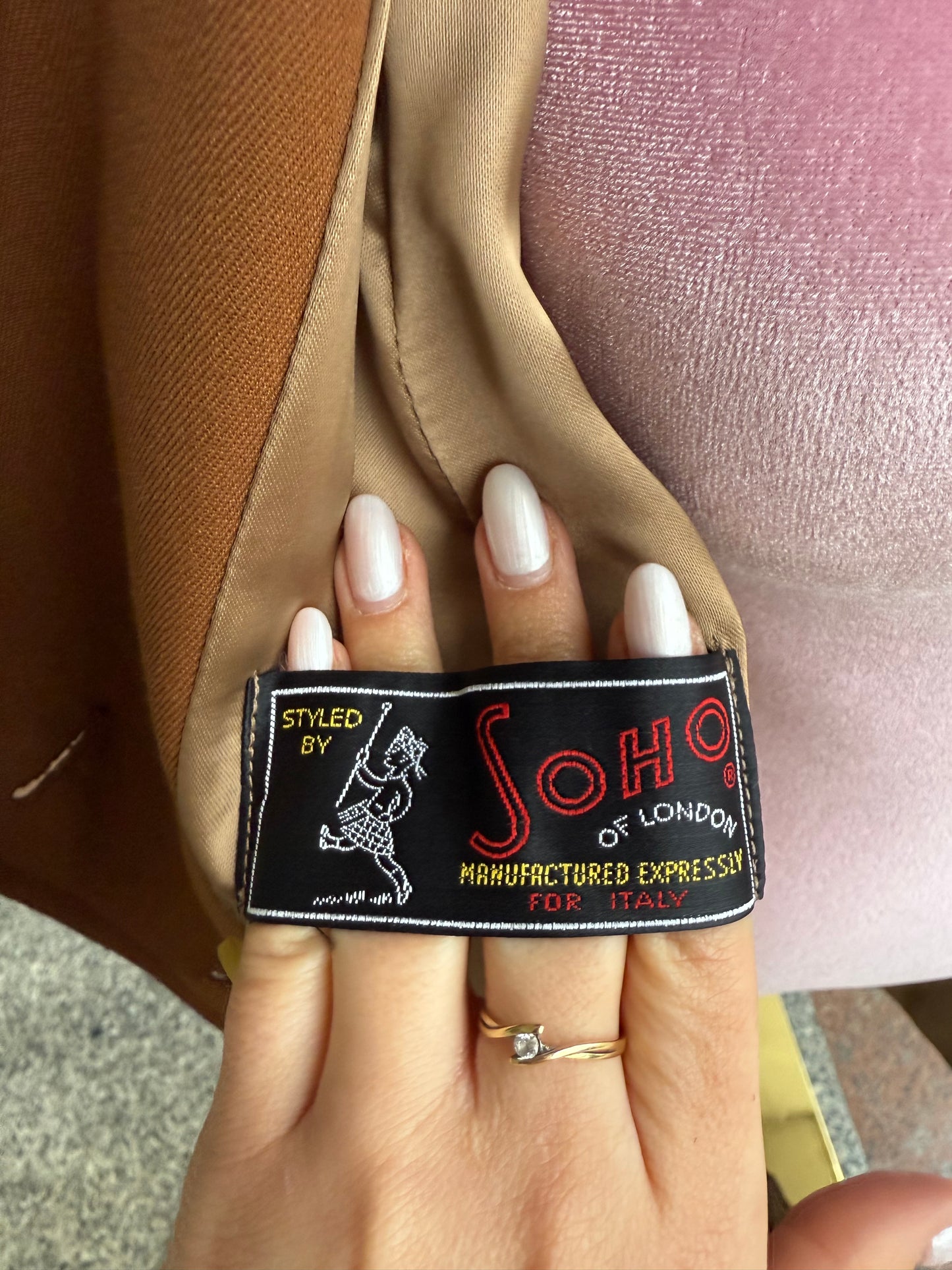 Trench tabacco new old stock - TG. 44