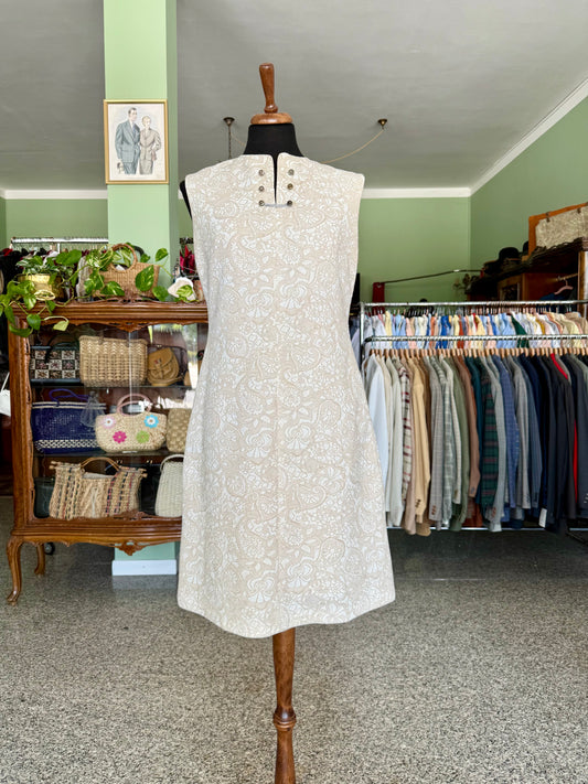Abito anni ’60 oro broccato - TG. 42/44