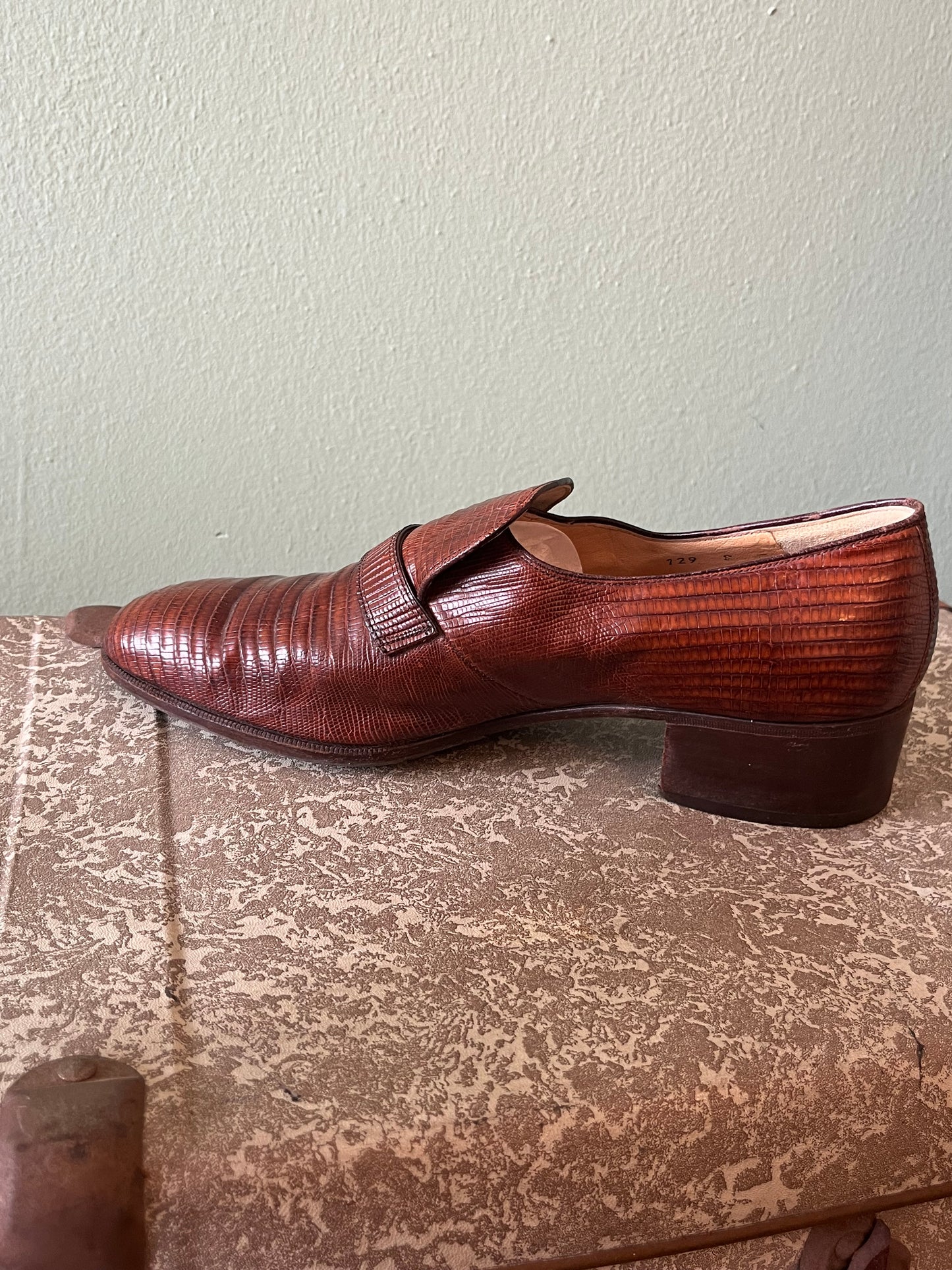 Scarpe mocassino pelle marrone tg. 41-42