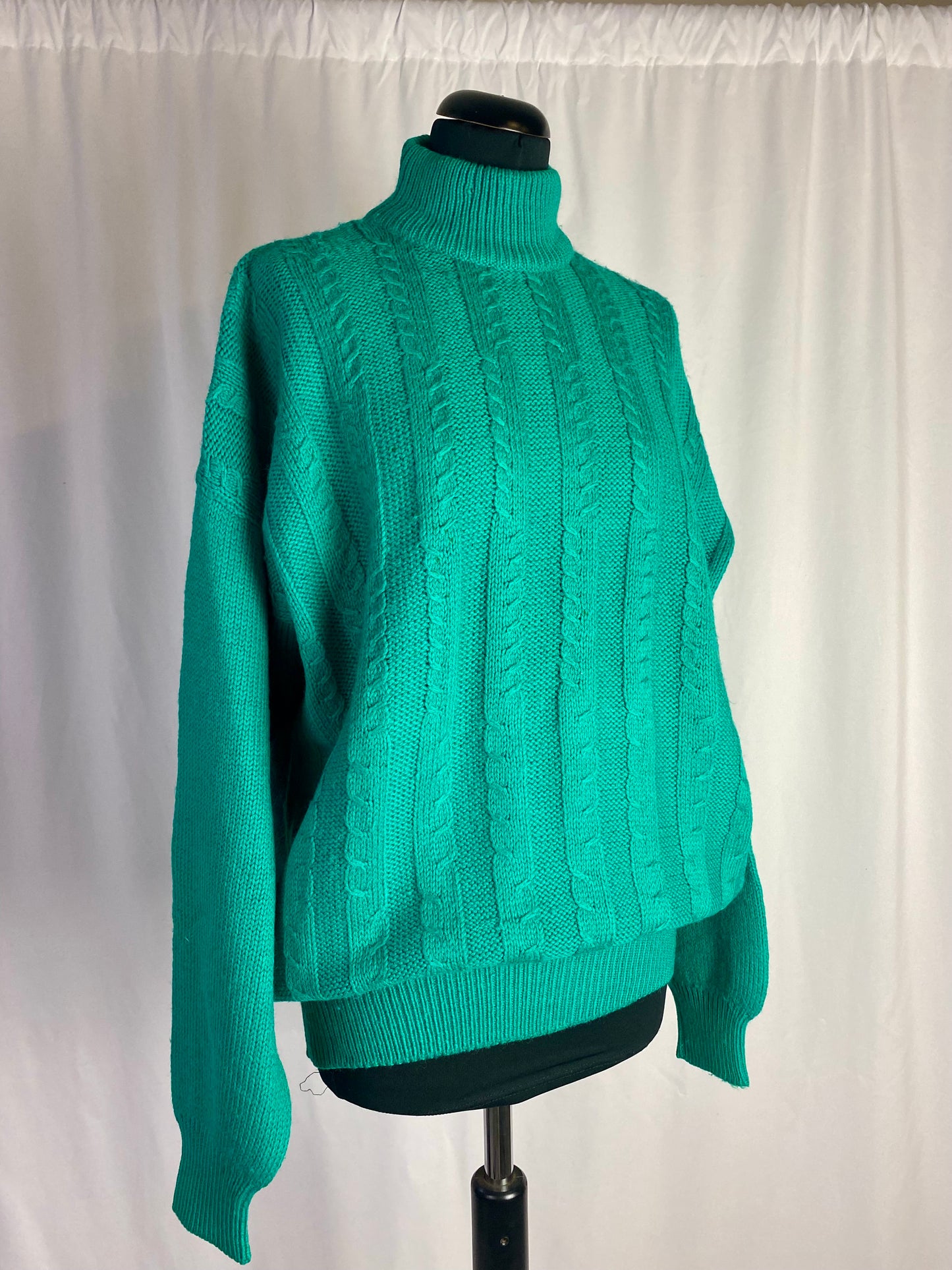 Maglione verde smeraldo - TG. 50/52/54