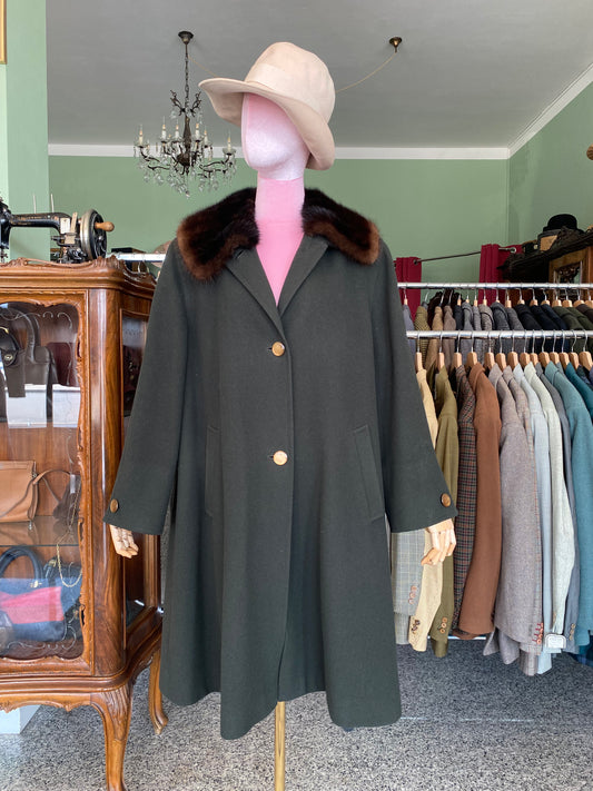 Cappotto verde oliva