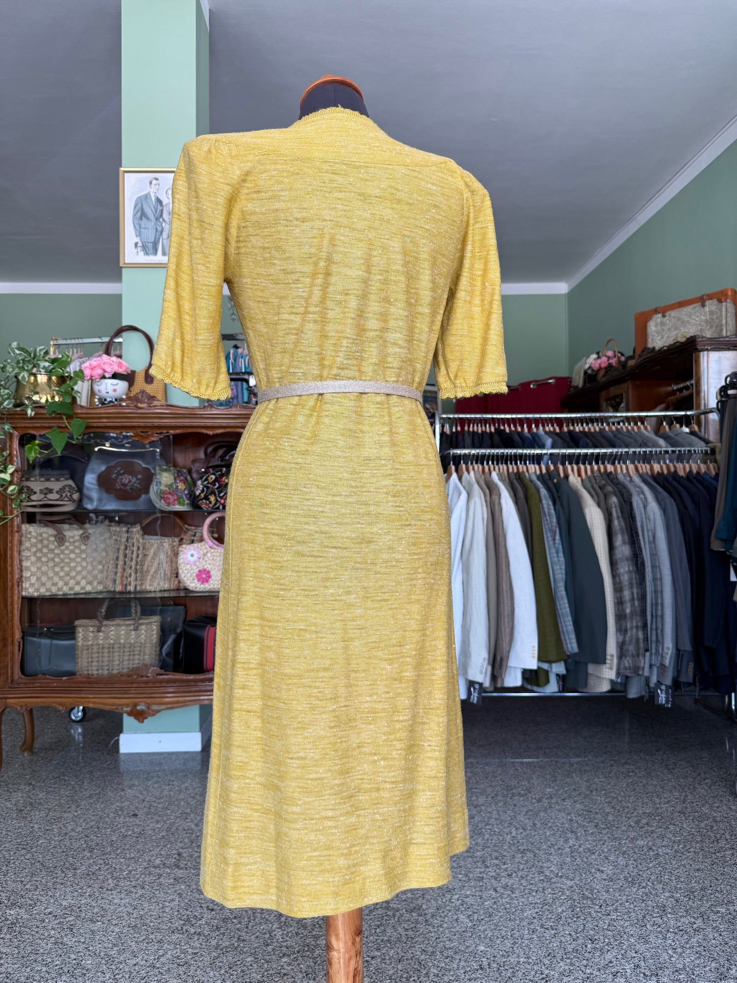 Abito in maglia color senape - TG. 40/42