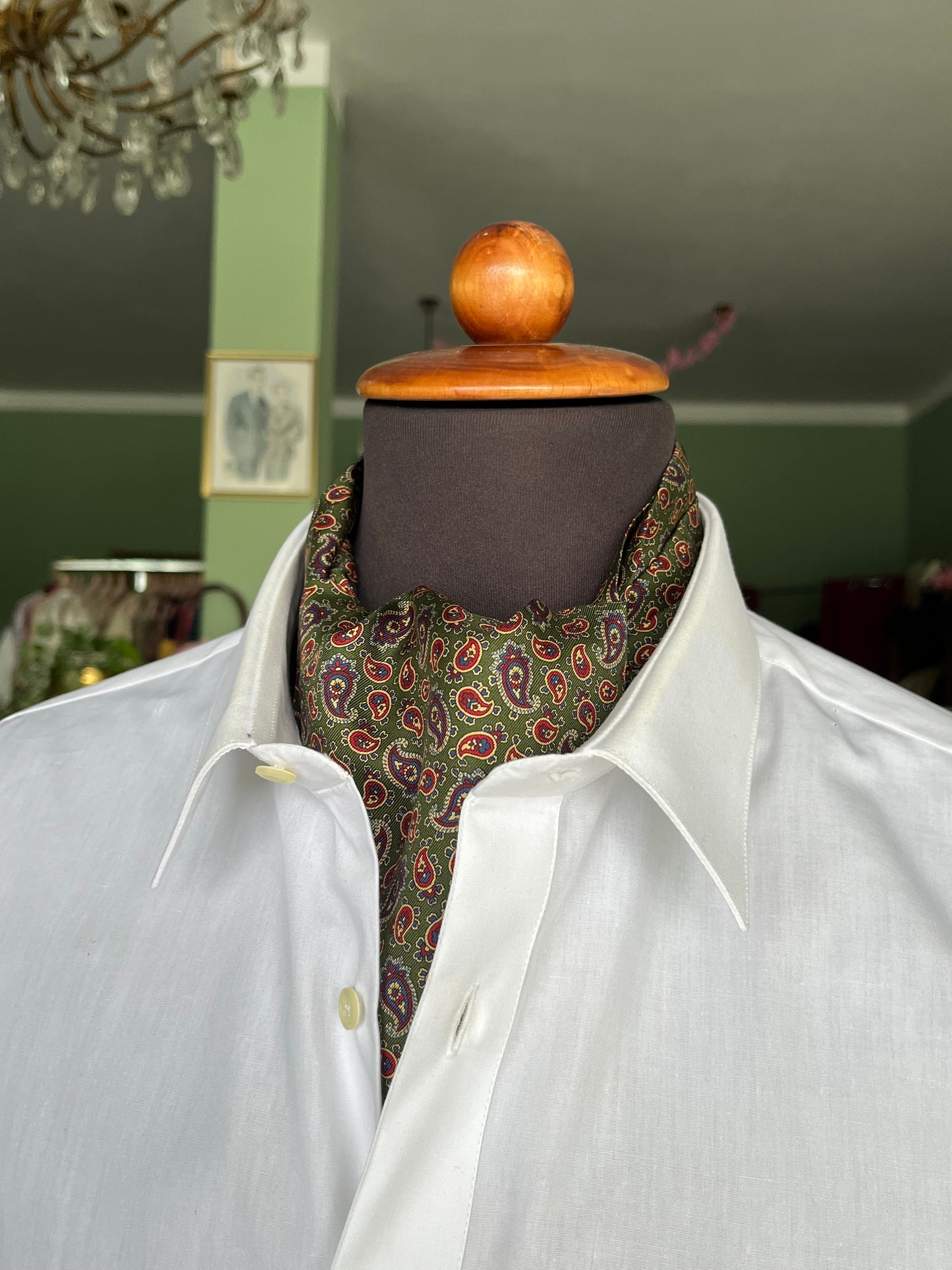 Ascot seta fantasia paisley