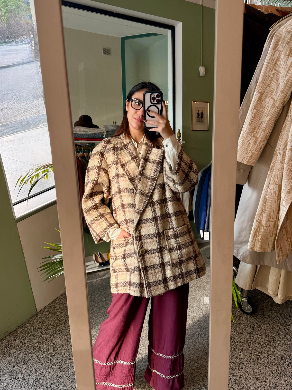 Cappotto sartoriale in tweed - TG. 44/46/48