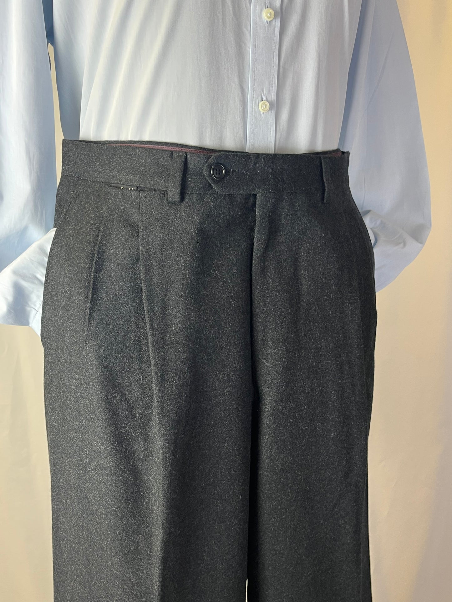 Calzoni Pierre Cardin in lana Merinos tg. 52