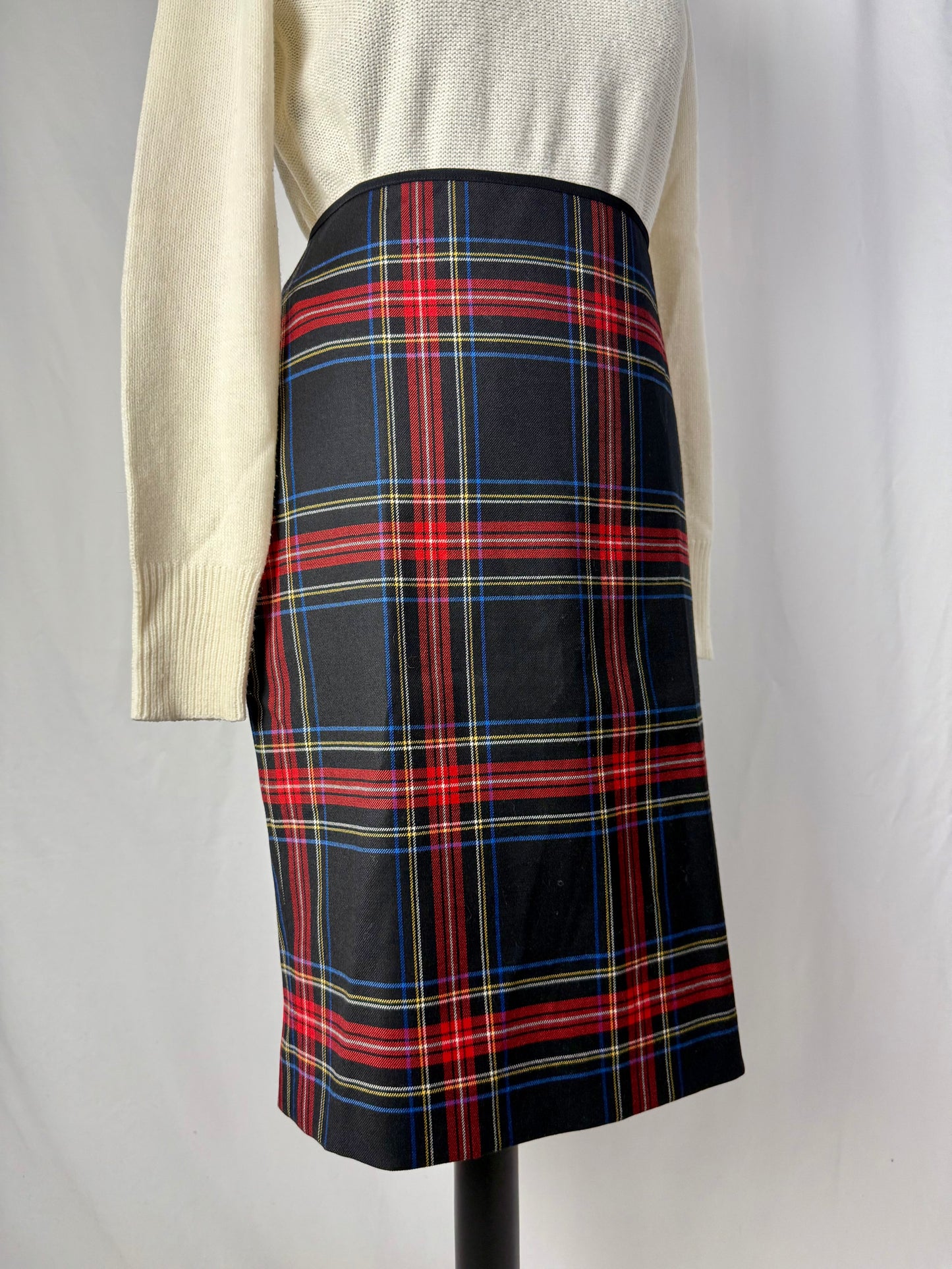 Gonna a tubino tartan - TG. 46