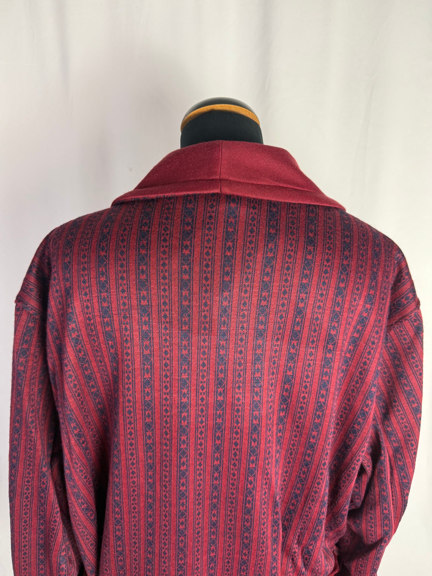 Giacca da camera blu e bordeaux NOS - TG. 54