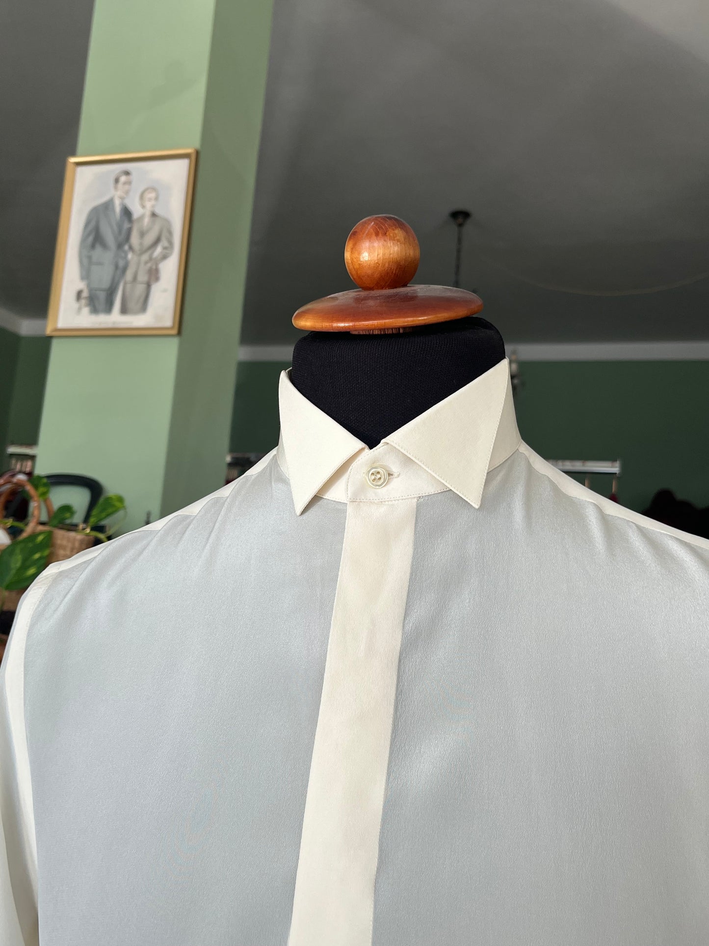 Camicia in seta anni ‘80 tg. S-M