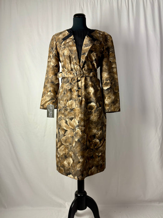 Abito anni ‘80 lana stampata - TG. 44