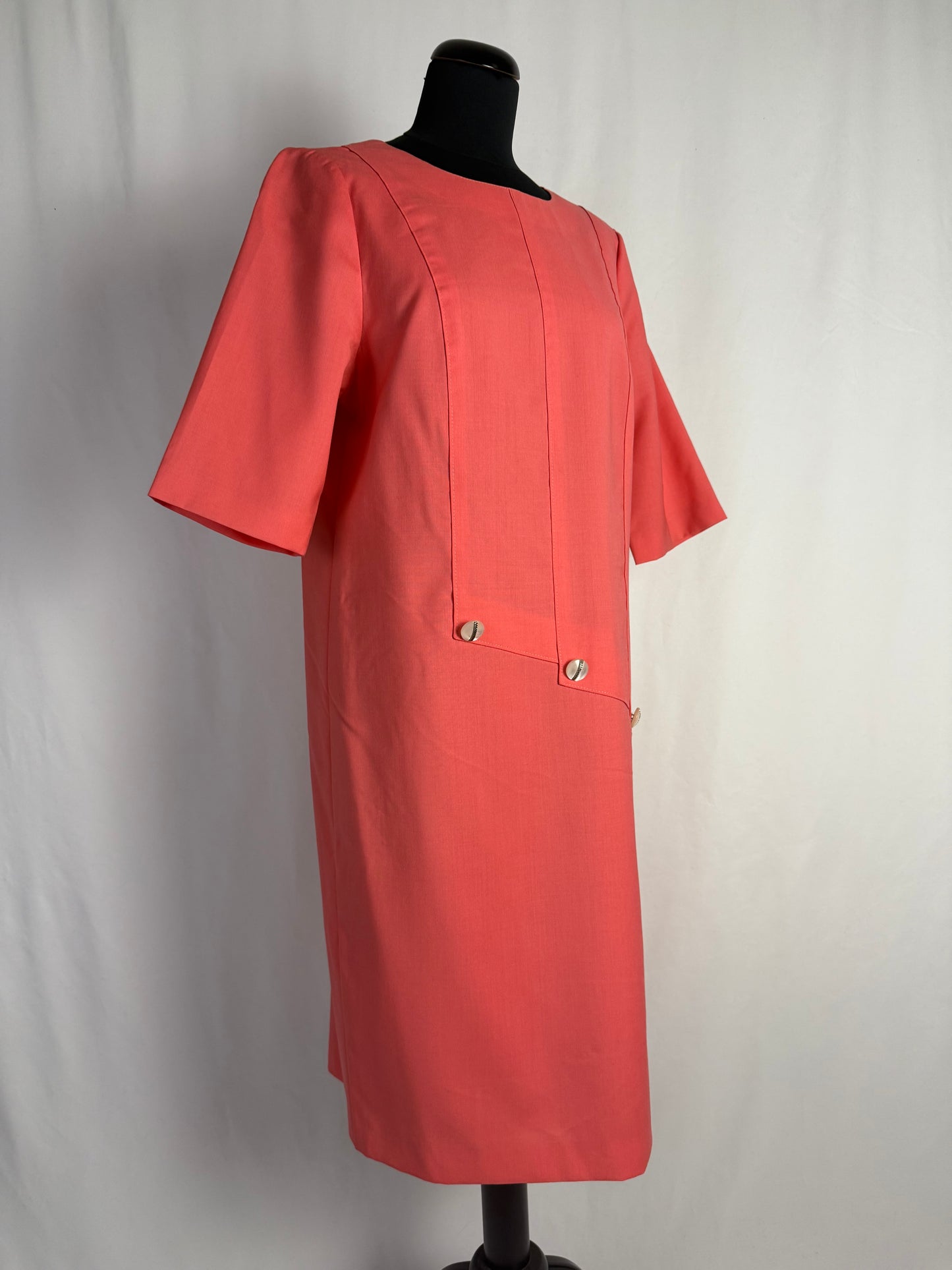 Abito anni ‘60 rosa salmone - TG. 44/46