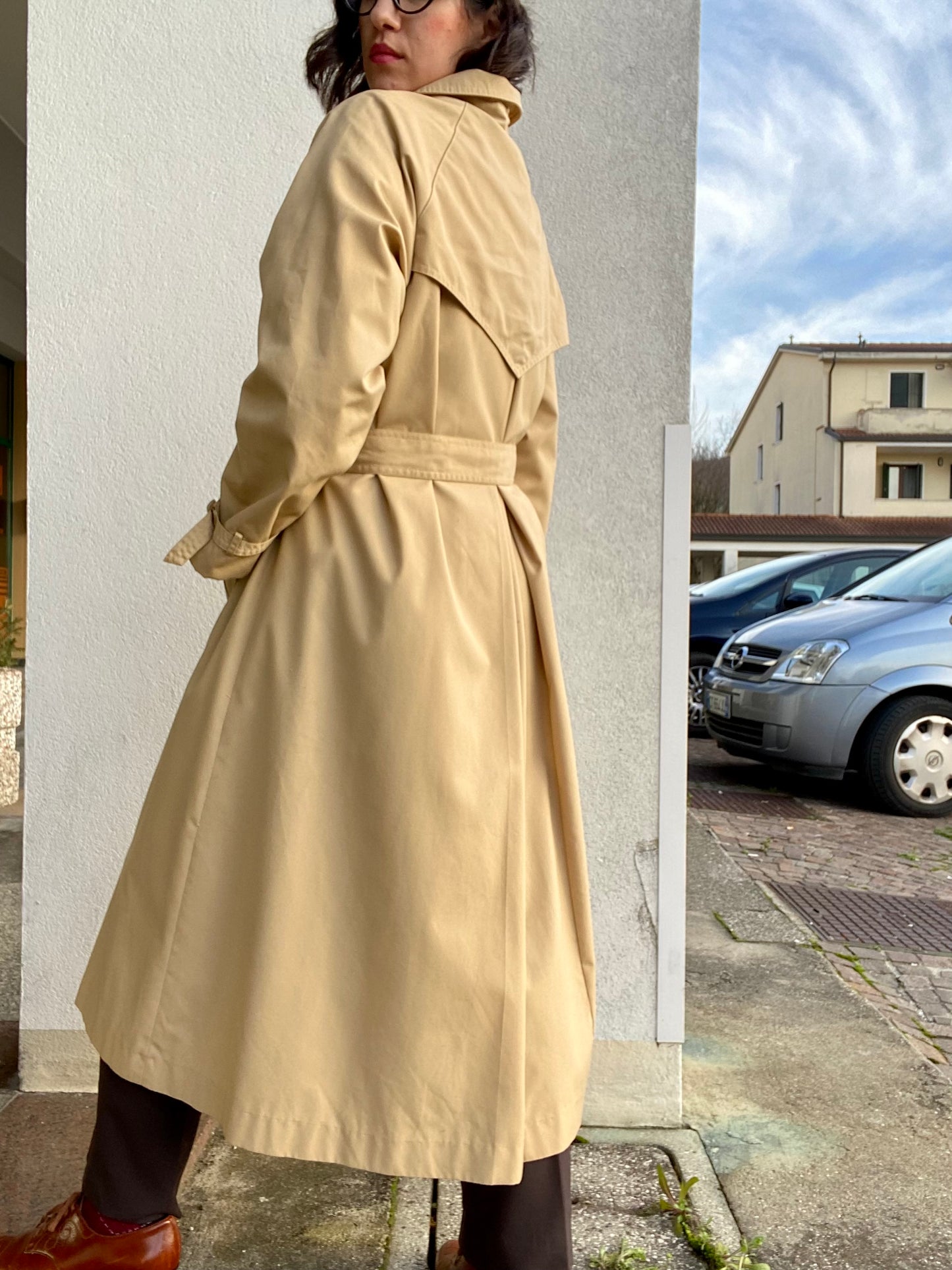 Trench lungo beige - TG. 40/42/44