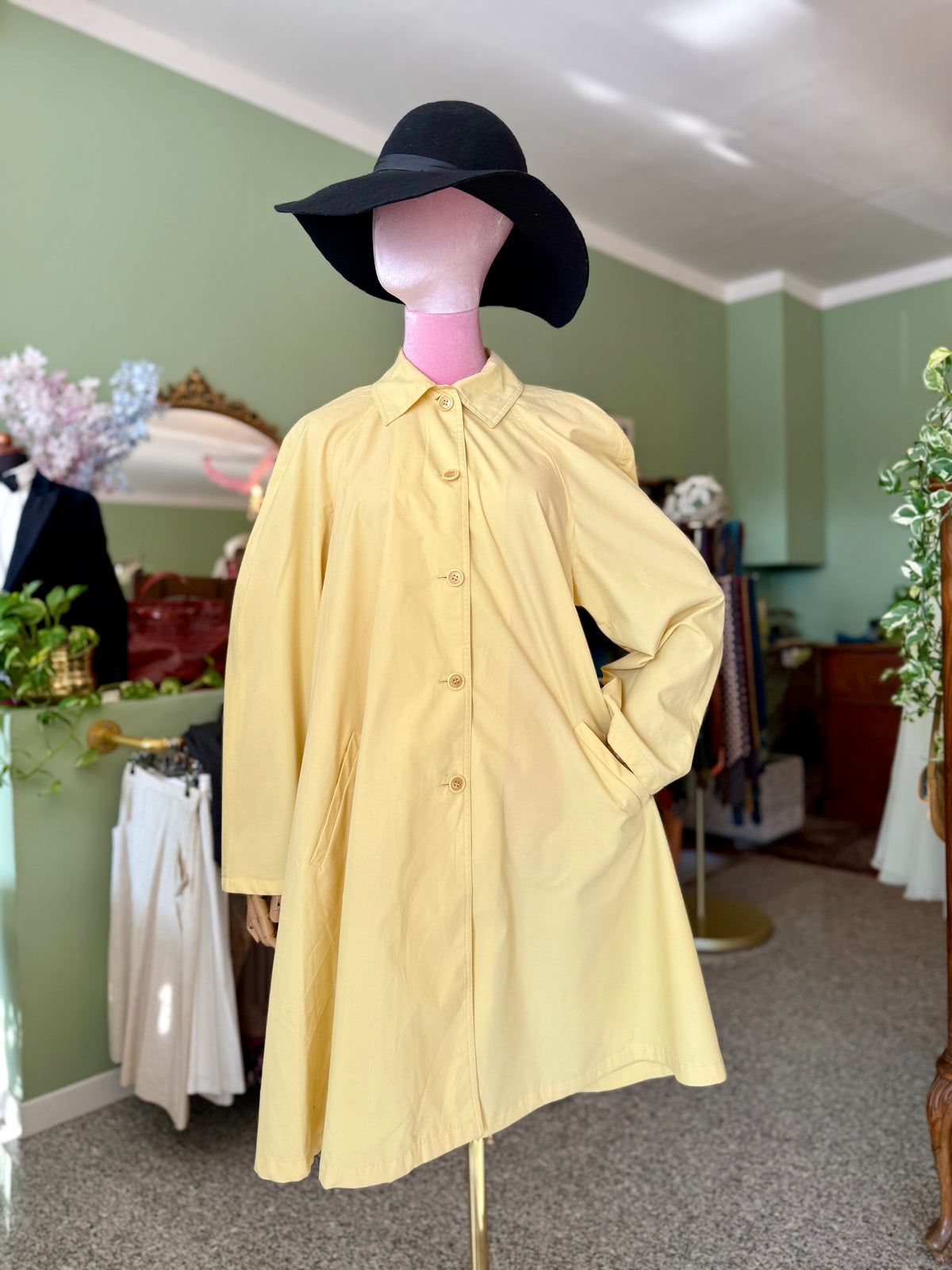 Trench anni ‘80 giallo 💛 - TG. U
