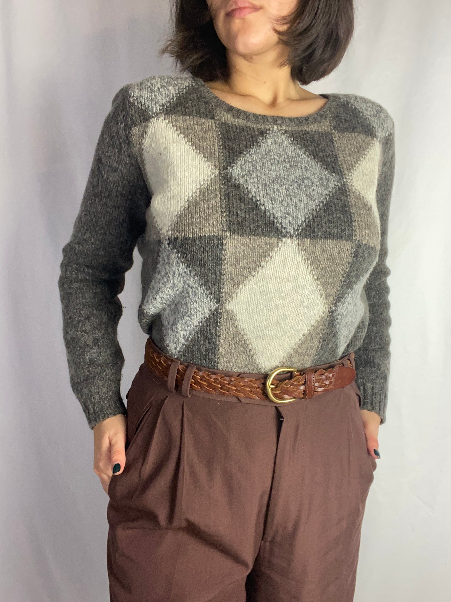 Pullover con rombi - TG. 40/42