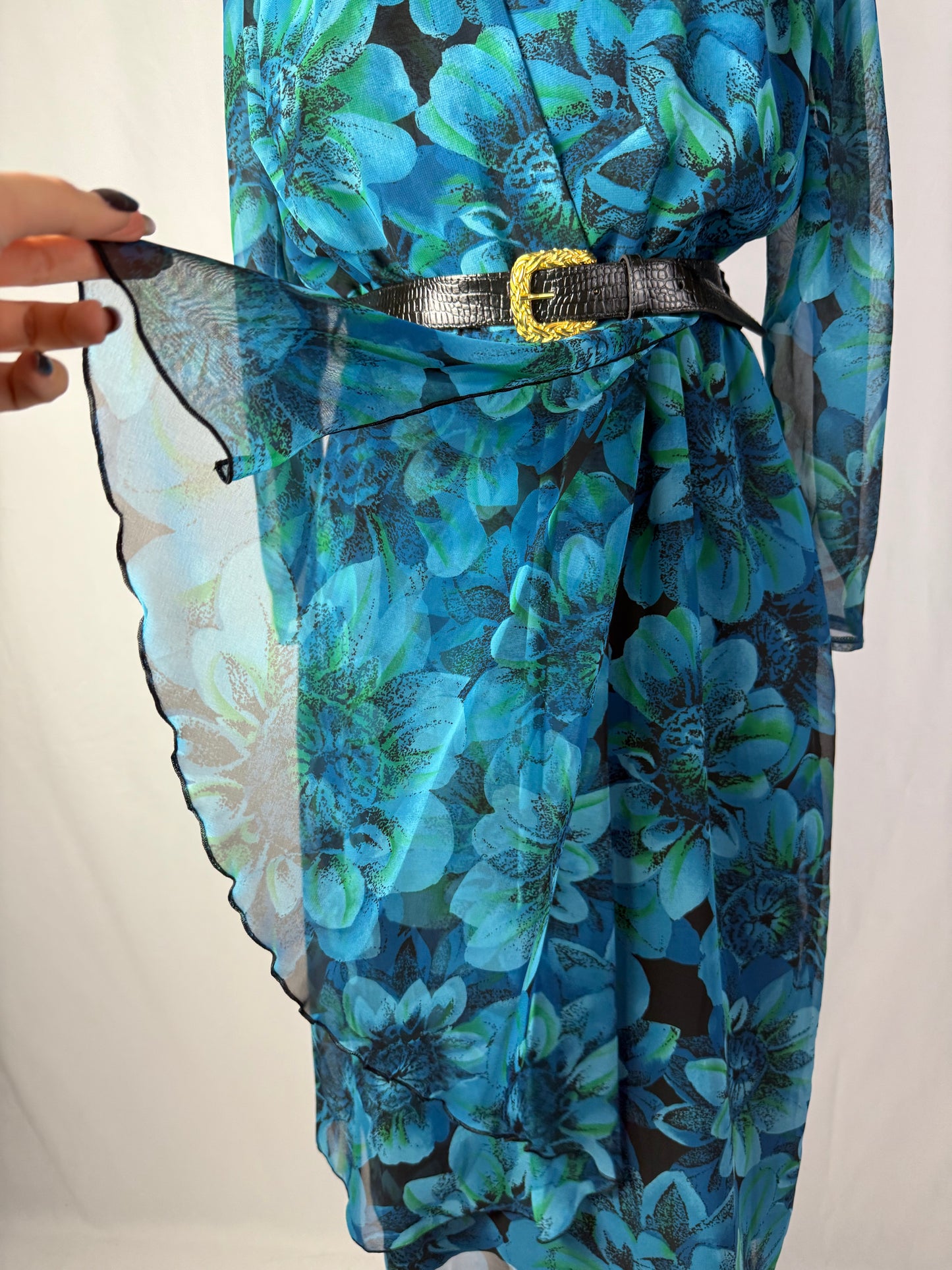 Abito anni ‘80 in chiffon - TG. 44/46