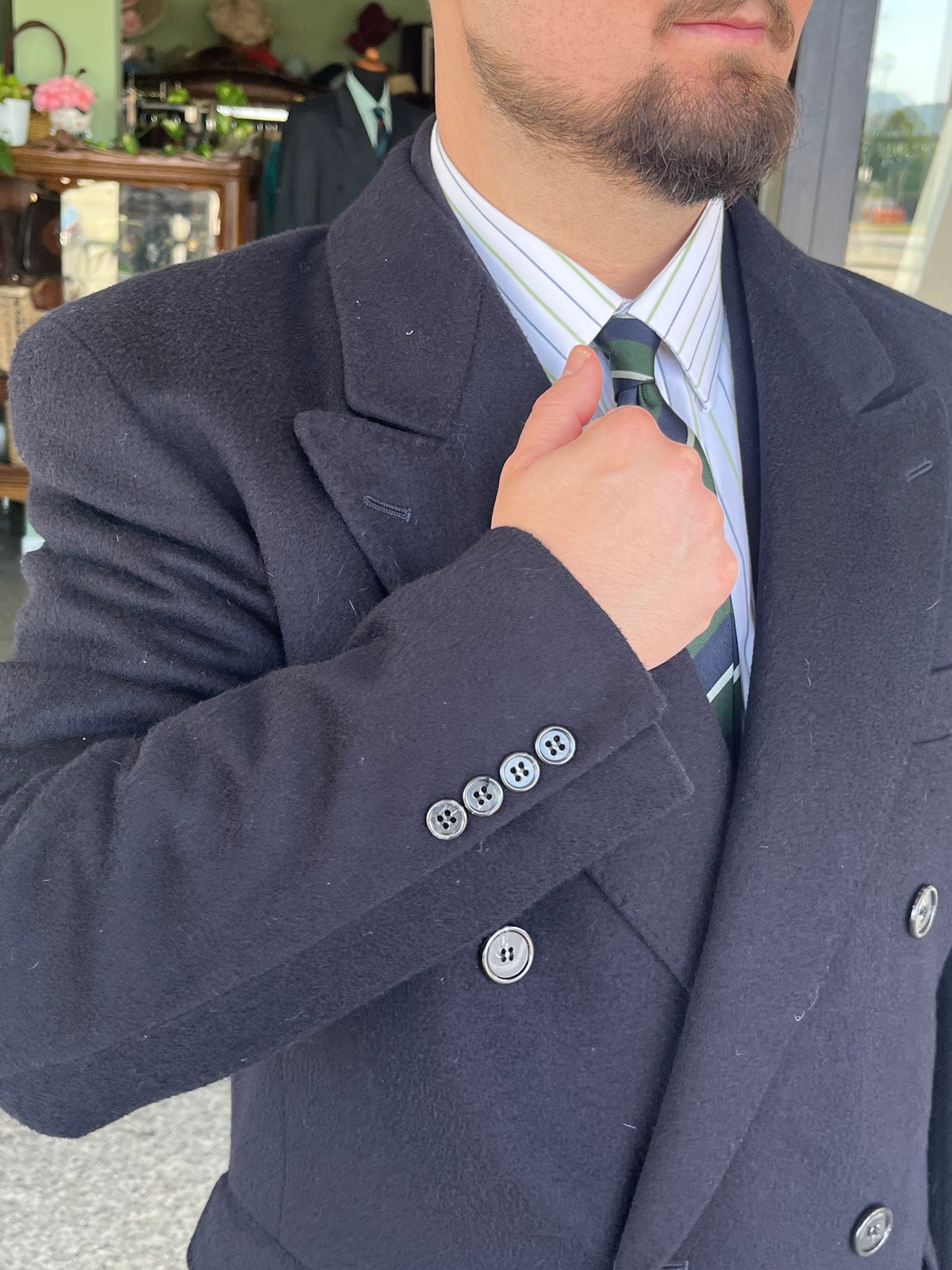 Cappotto doppiopetto anni ‘80 tg. 50-52