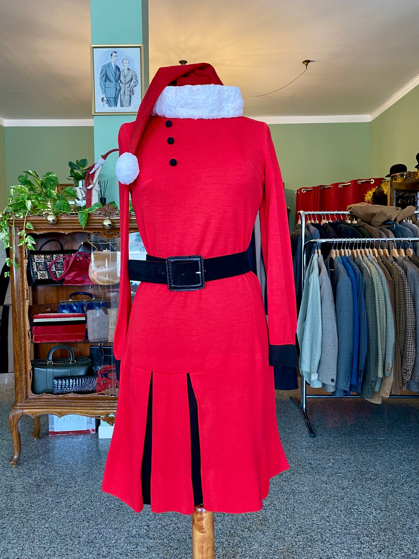 Mini dress anni ‘70 rosso - TG. 38