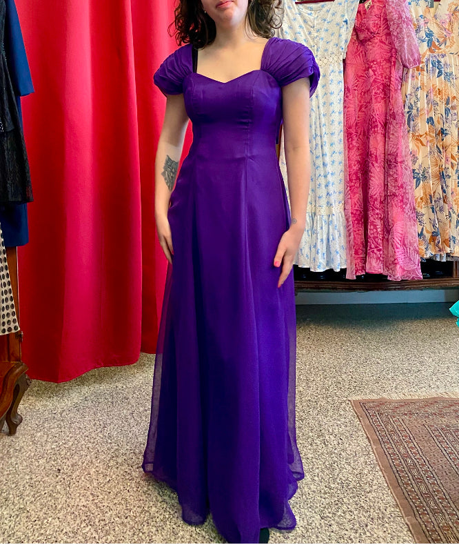 Maxi dress anni ‘70 viola 💜 - Prenotato
