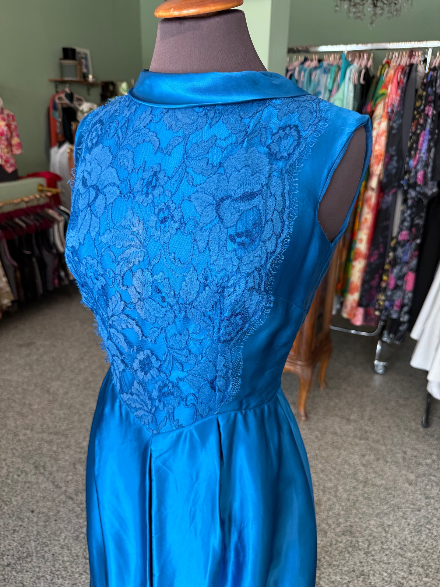 Abito anni ‘60 seta Duchesse - TG. 42