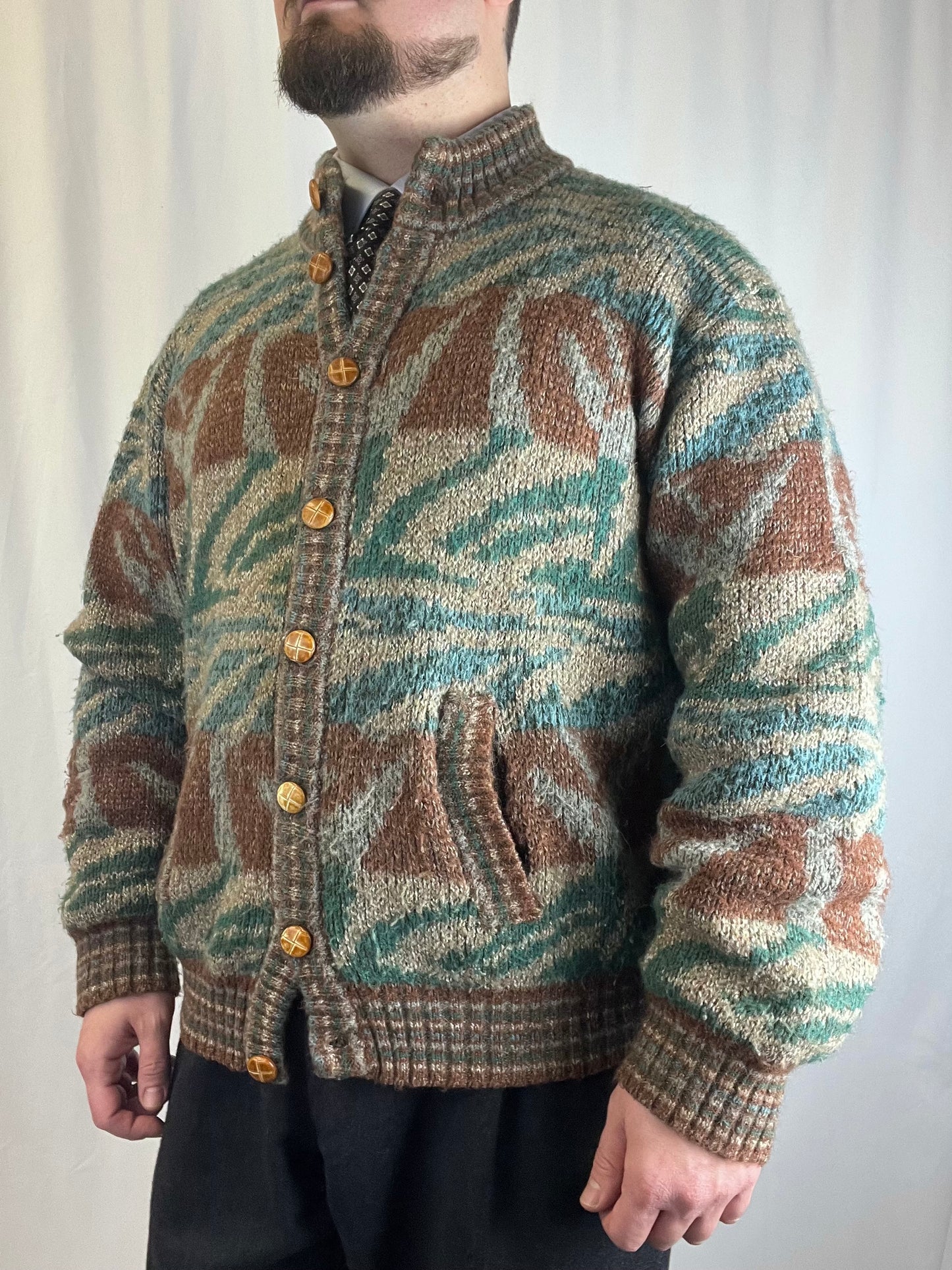 Cardigan anni '80 tg. L-XL