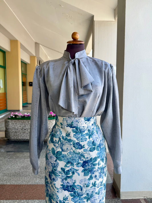 Camicia bon ton grigio perla - TG. 46/48