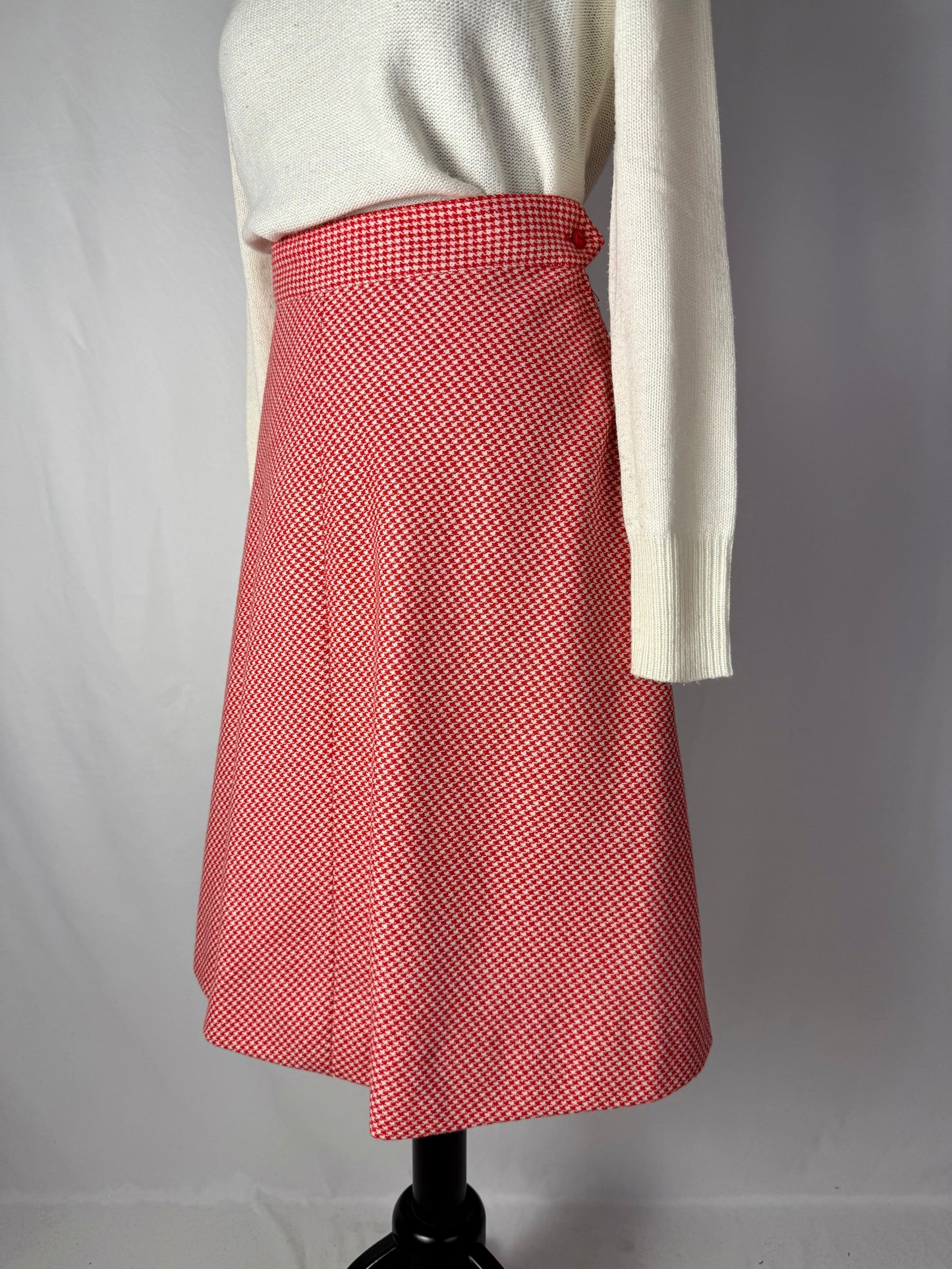 Gonna in lana anni ‘70 pied de poule - TG. 44