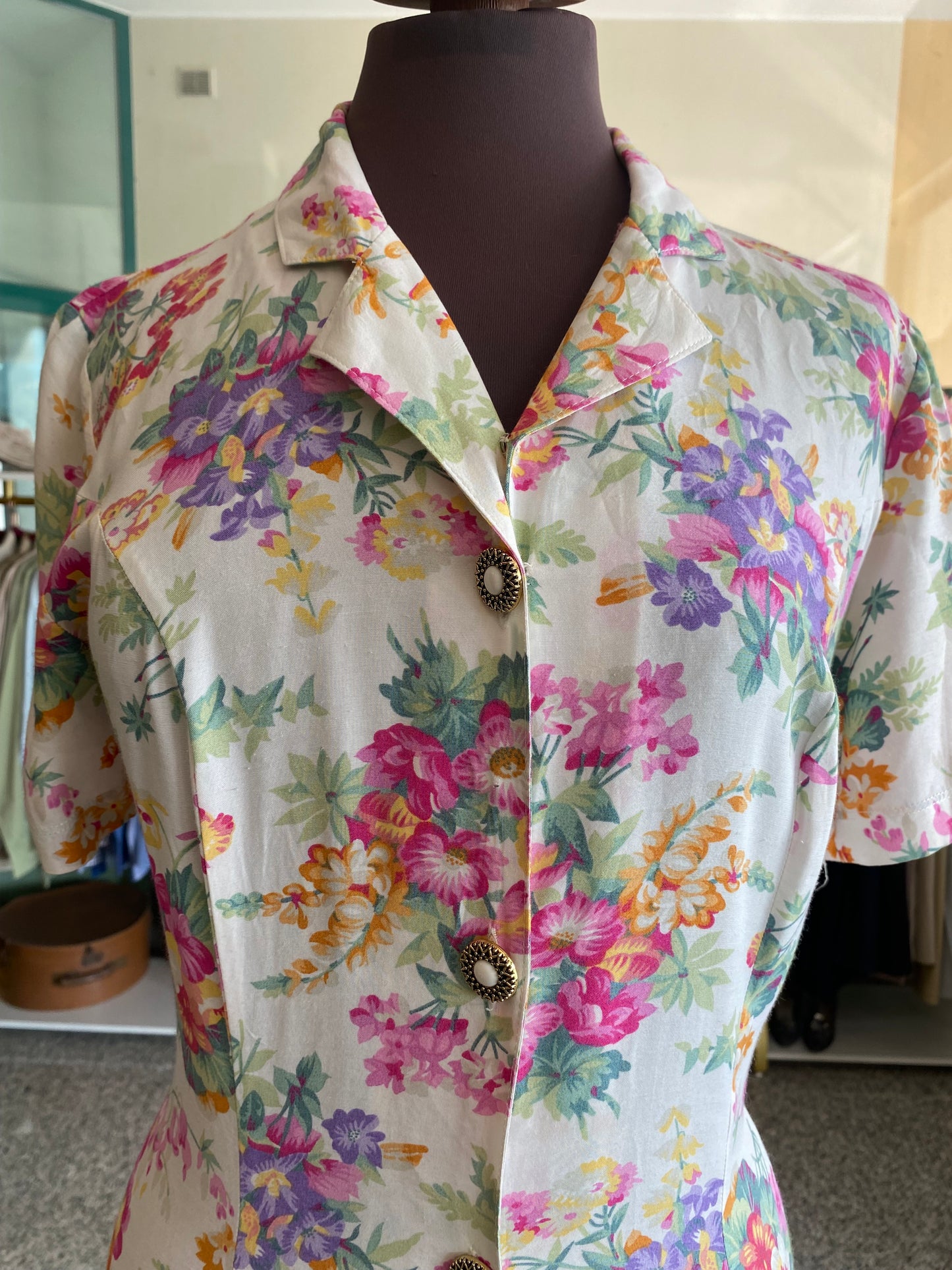 Abito con stampa floreale - TG. 40/42