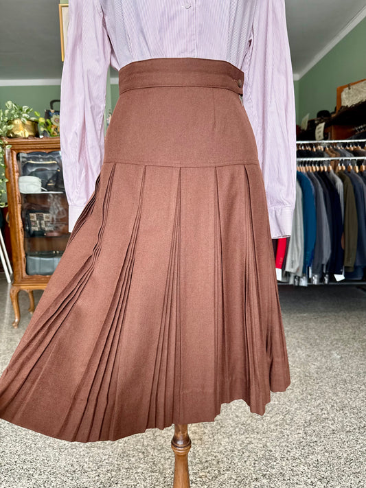 Gonna sartoriale cioccolato - TG. 40