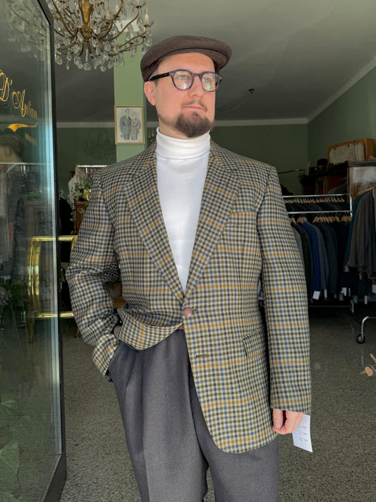 Giacca anni '80 pied-de-poule tg. 50-52