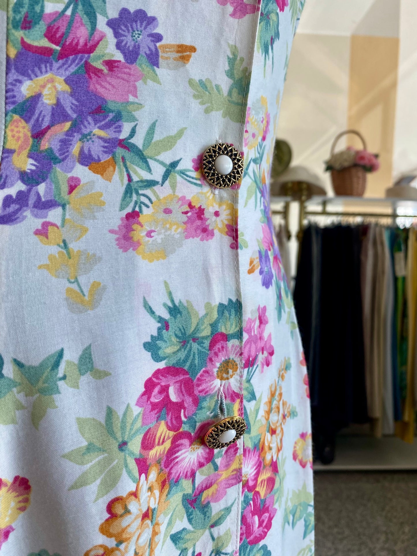 Abito con stampa floreale - TG. 40/42