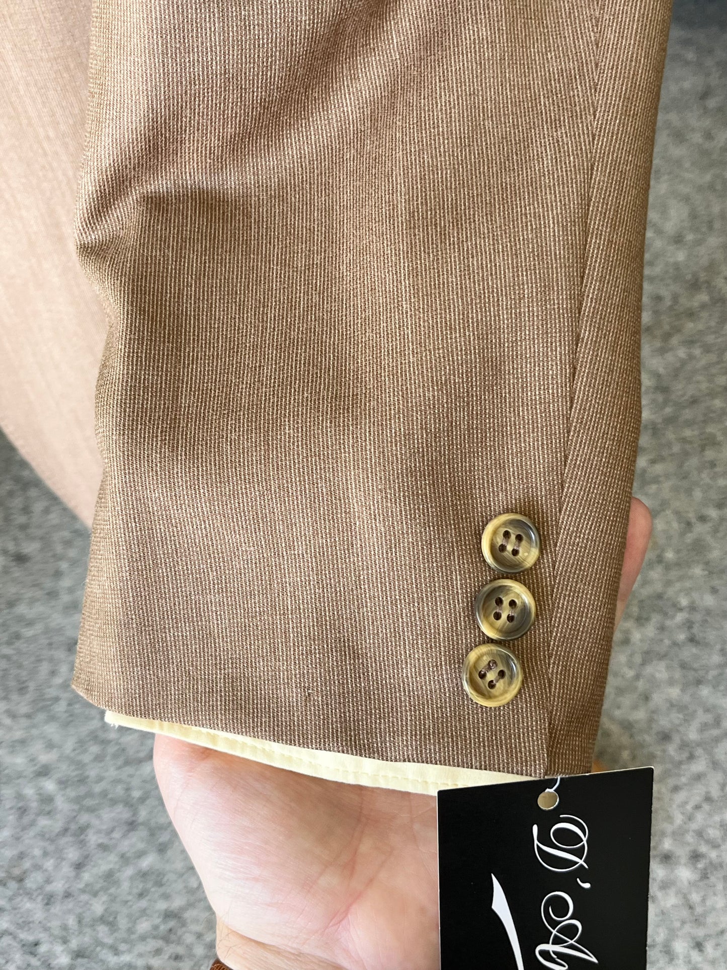 Completo tre pezzi anni '70 tg. 50 drop 1