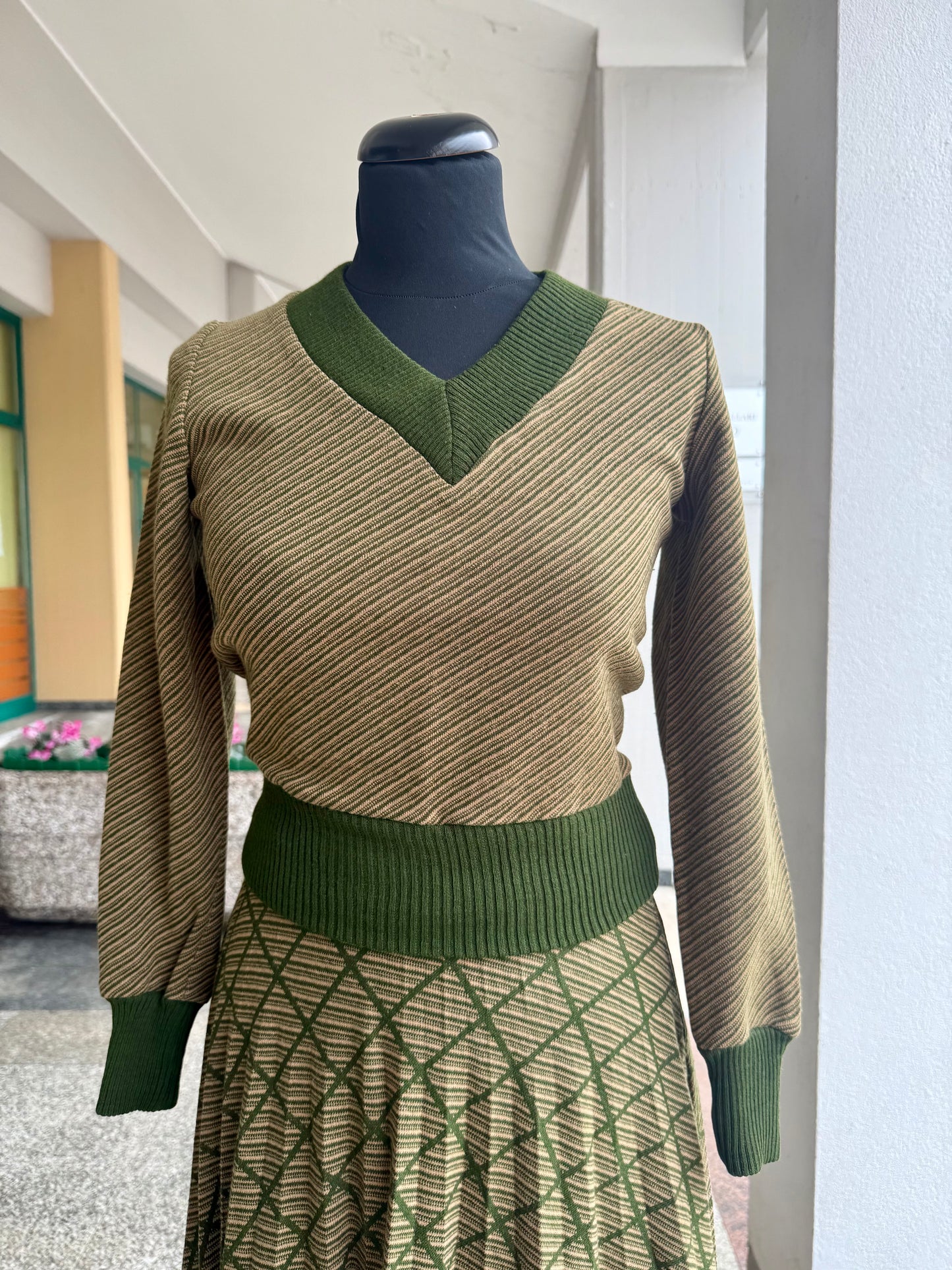 Completo anni ‘70 verde - TG. 40