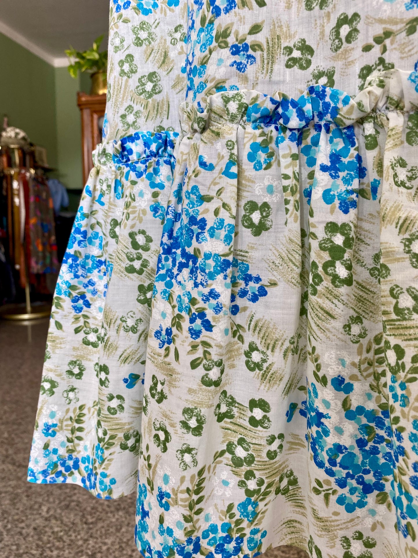 Abito prendisole anni ‘70 in cotone - TG. 40/42