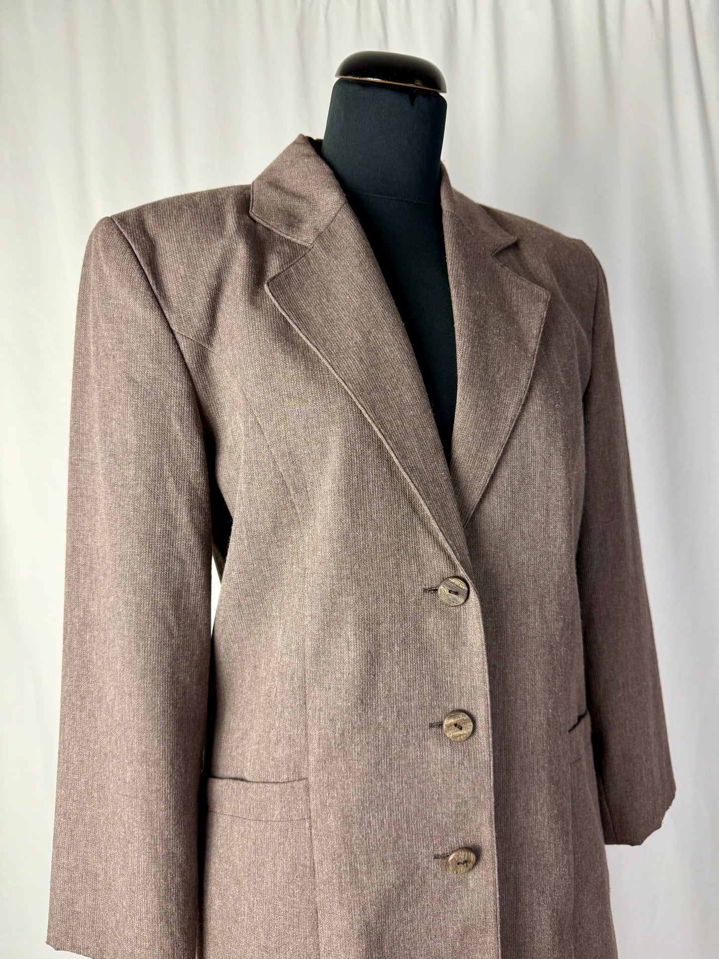 Tailleur anni ‘80 nocciola - TG. 40