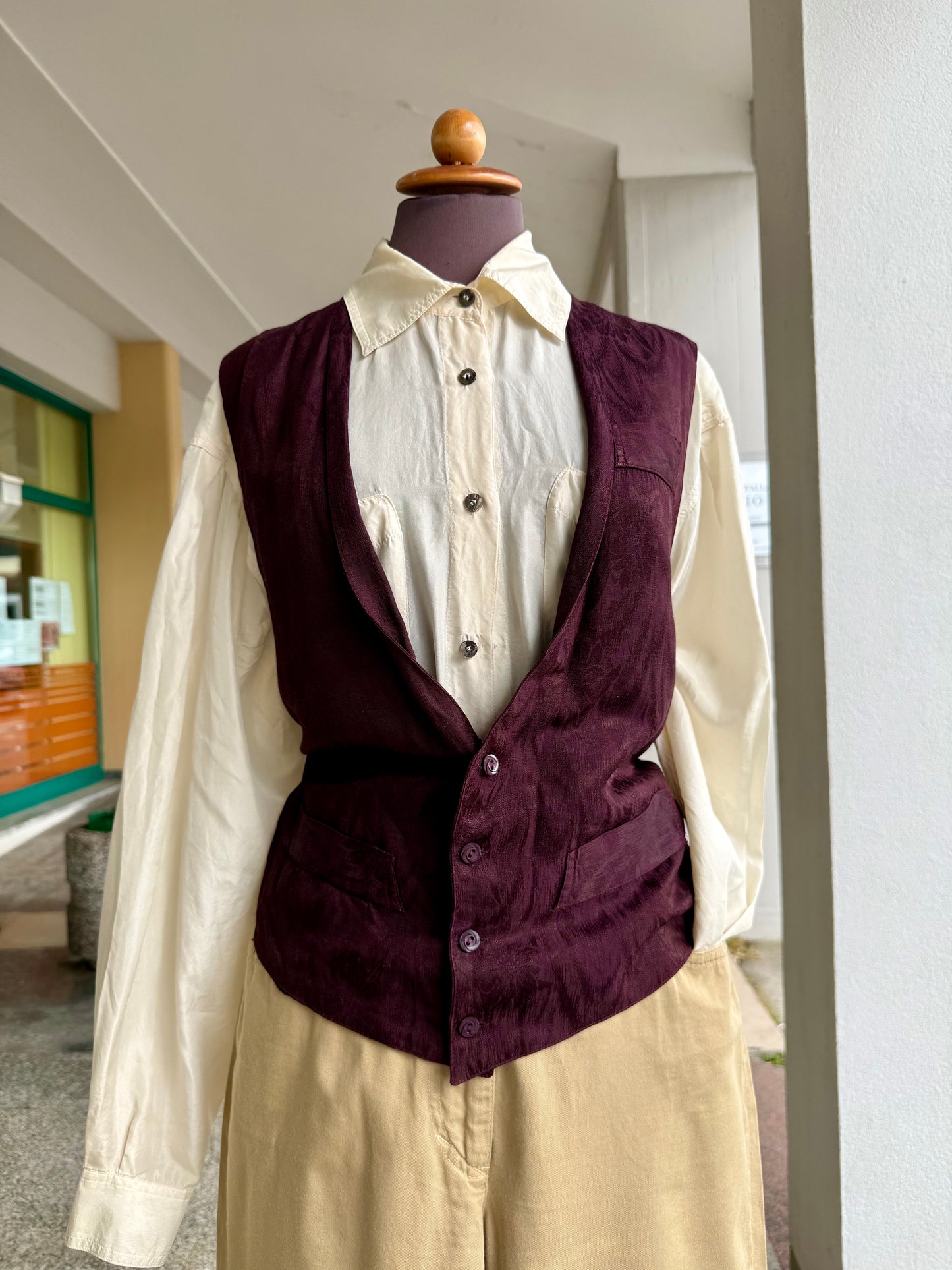 Gilet Borgogna - TG. 42