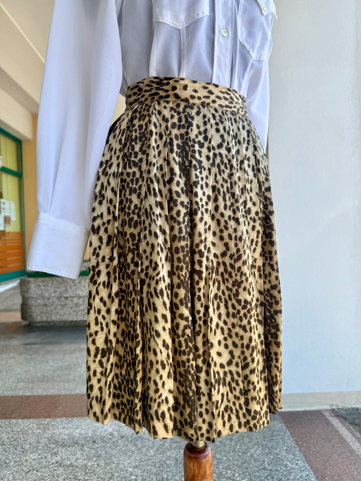 Gonna Ferretti leopardata - TG. 40