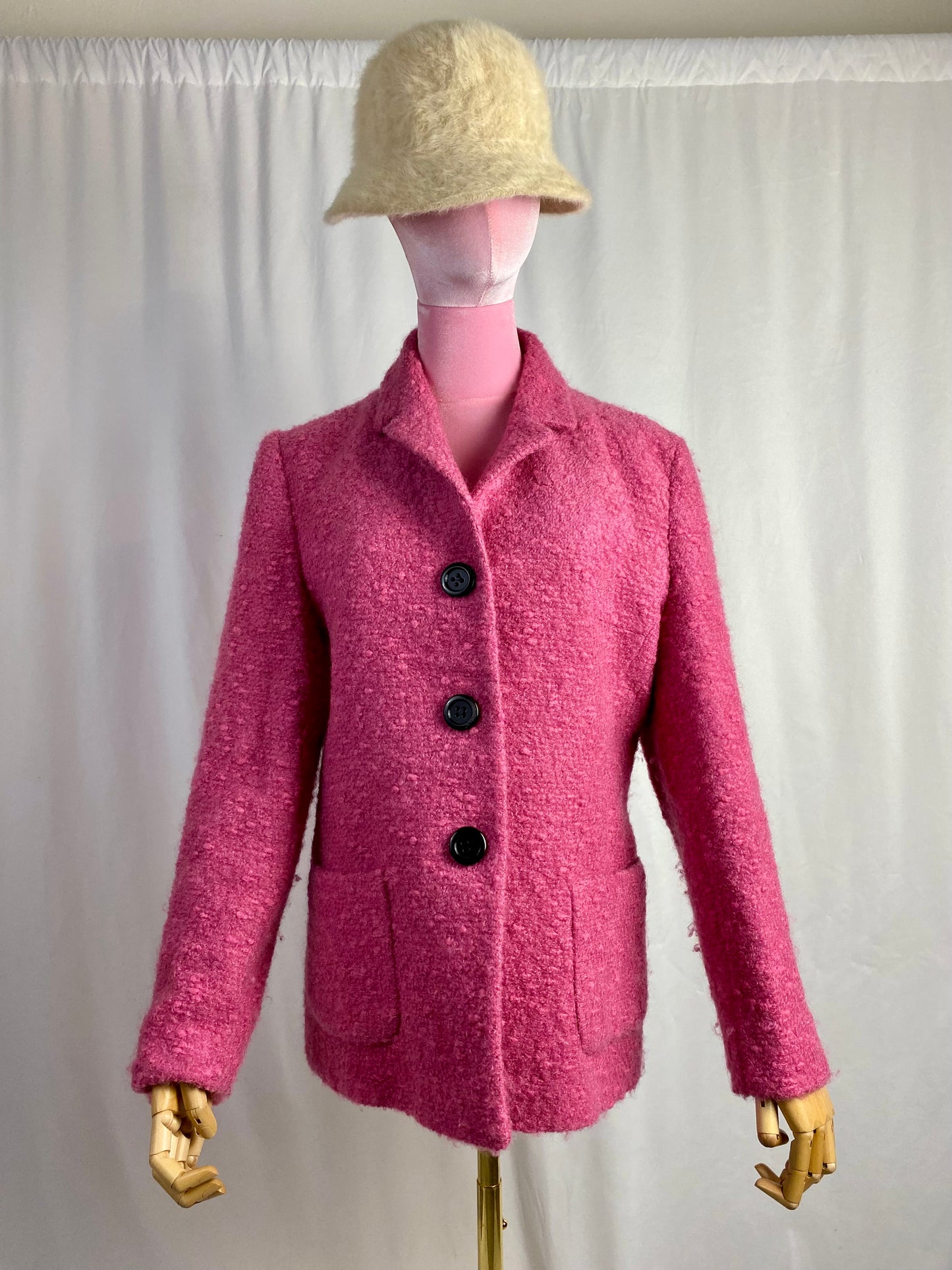 Giacca rosa mohair - TG. 44/46