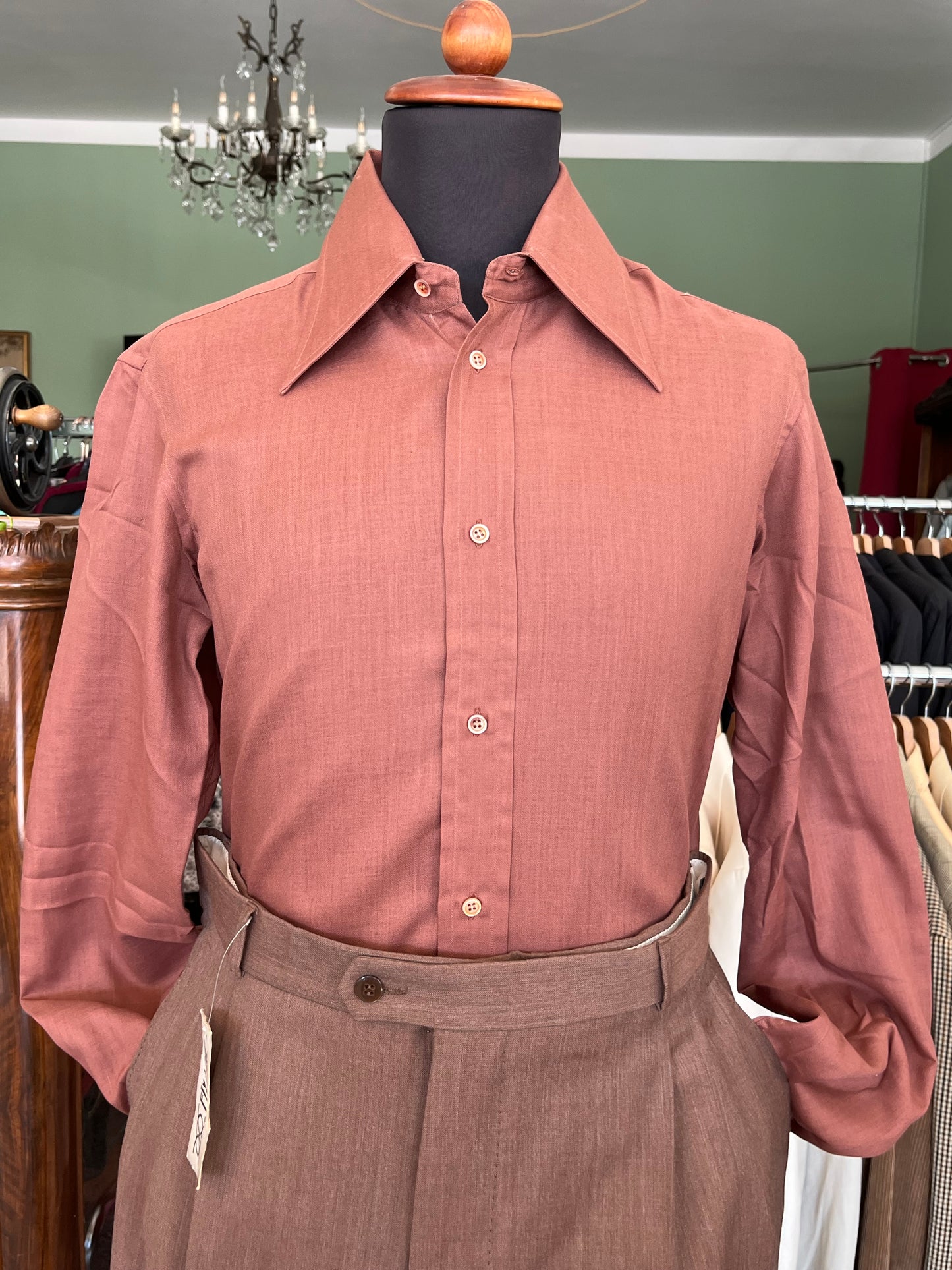 Camicia anni ‘70 cotone tg. XS-S