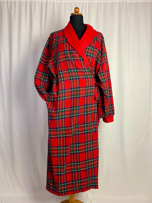 Vestaglia in lana tartan - TG. 48/50/52