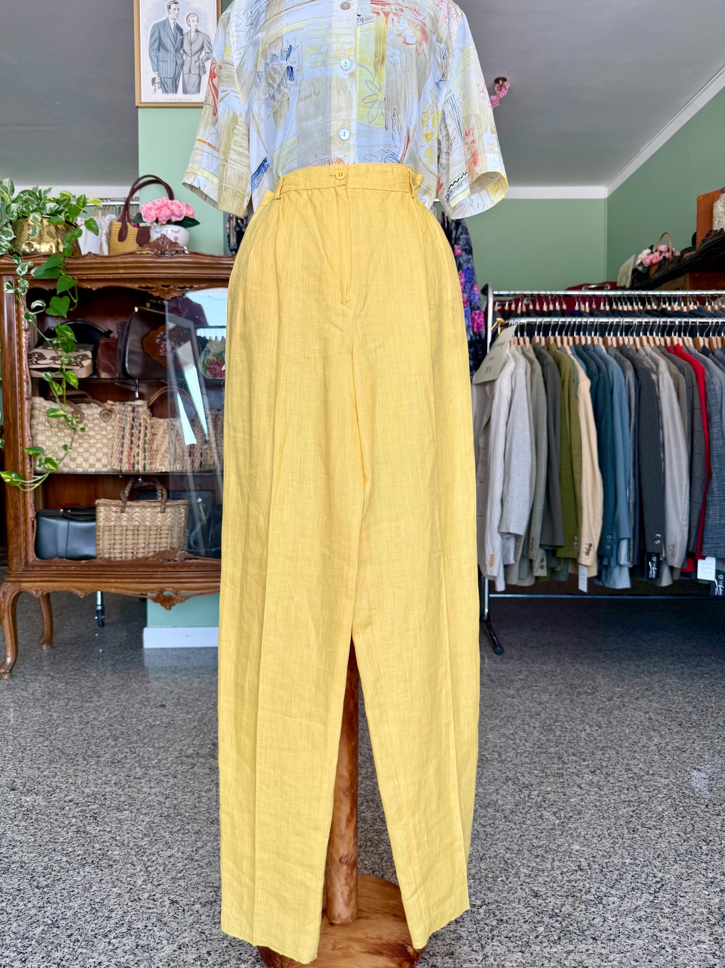 Pantaloni 100% lino - TG. 40