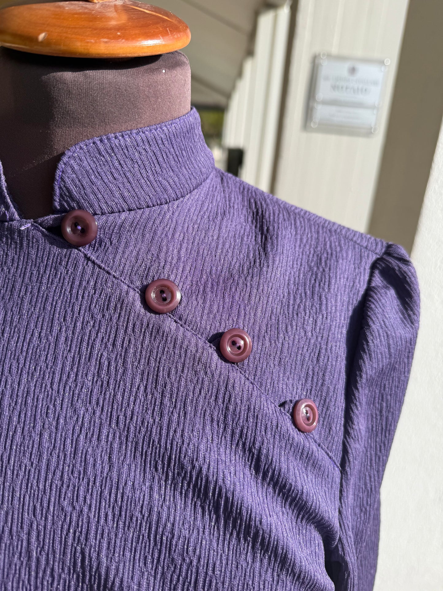 Abito anni ‘70 viola - TG. 42