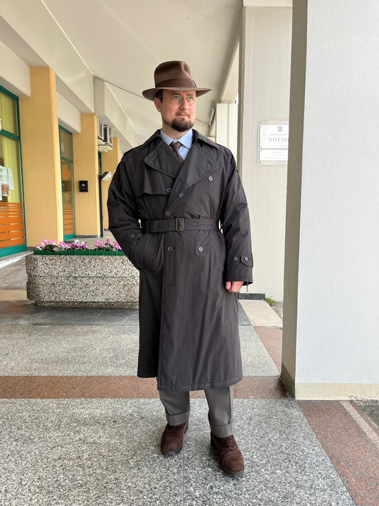 Trench anni ‘90 doppiopetto tg. 54-56