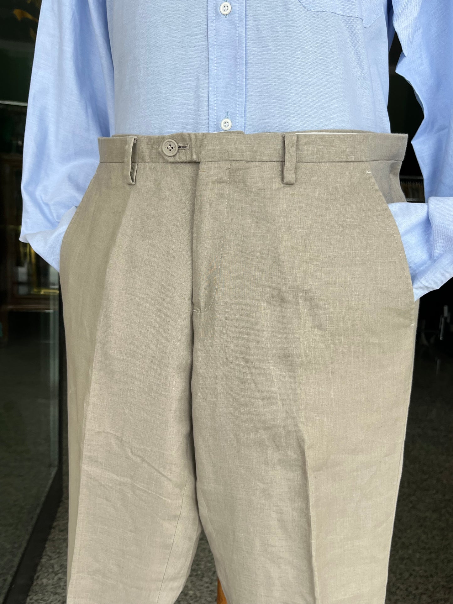 Completo in lino tg. 48