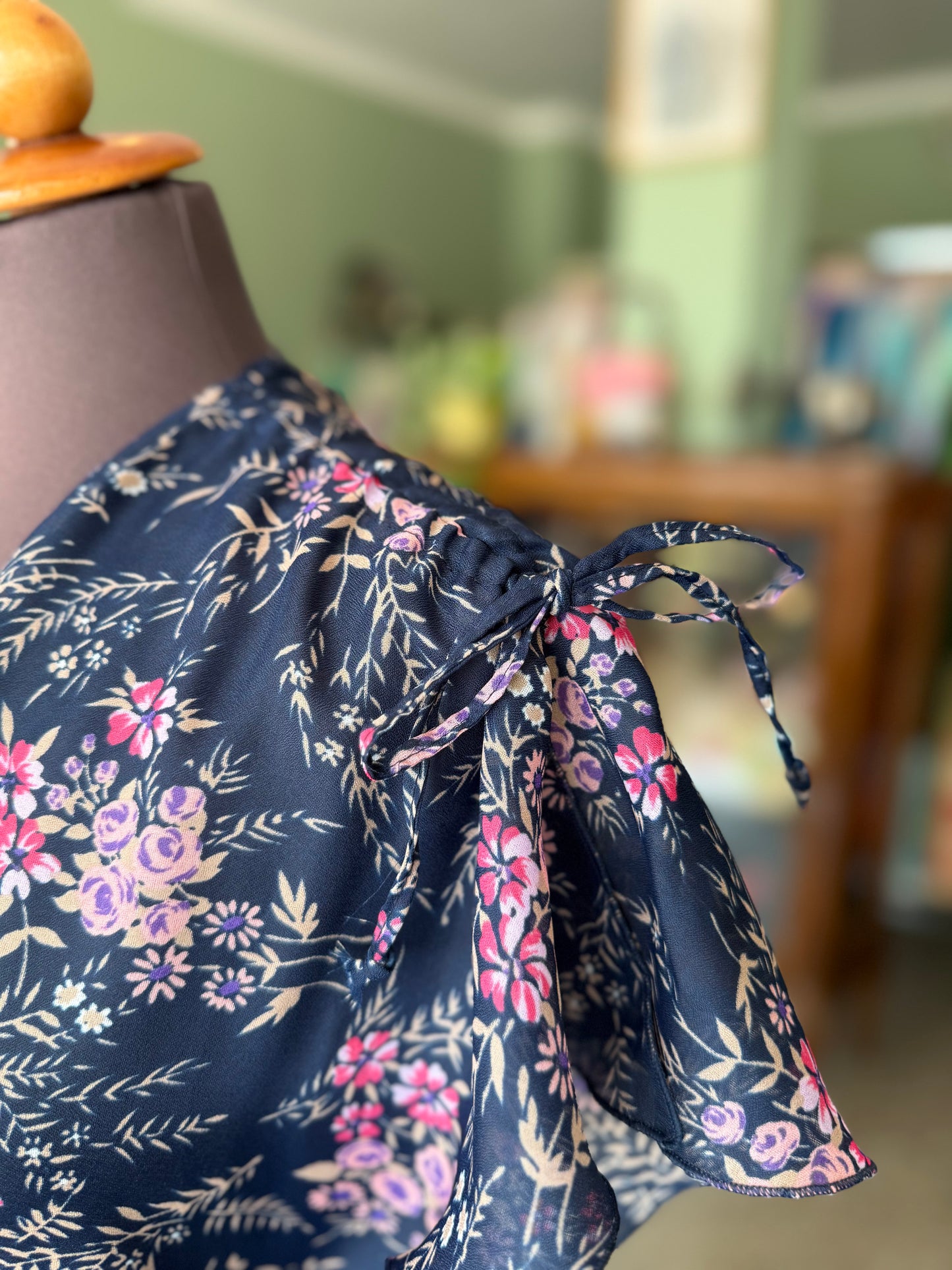 Maxi dress anni ‘70 floreale - TG. 42