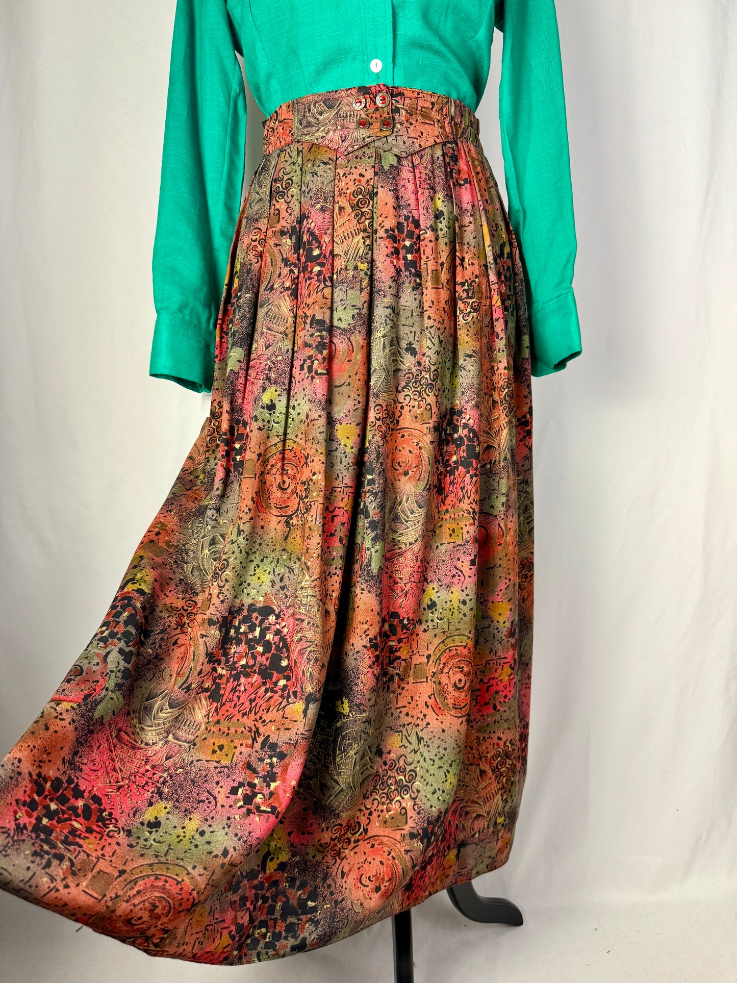 Gonna anni ‘80 a pieghe - TG. 46